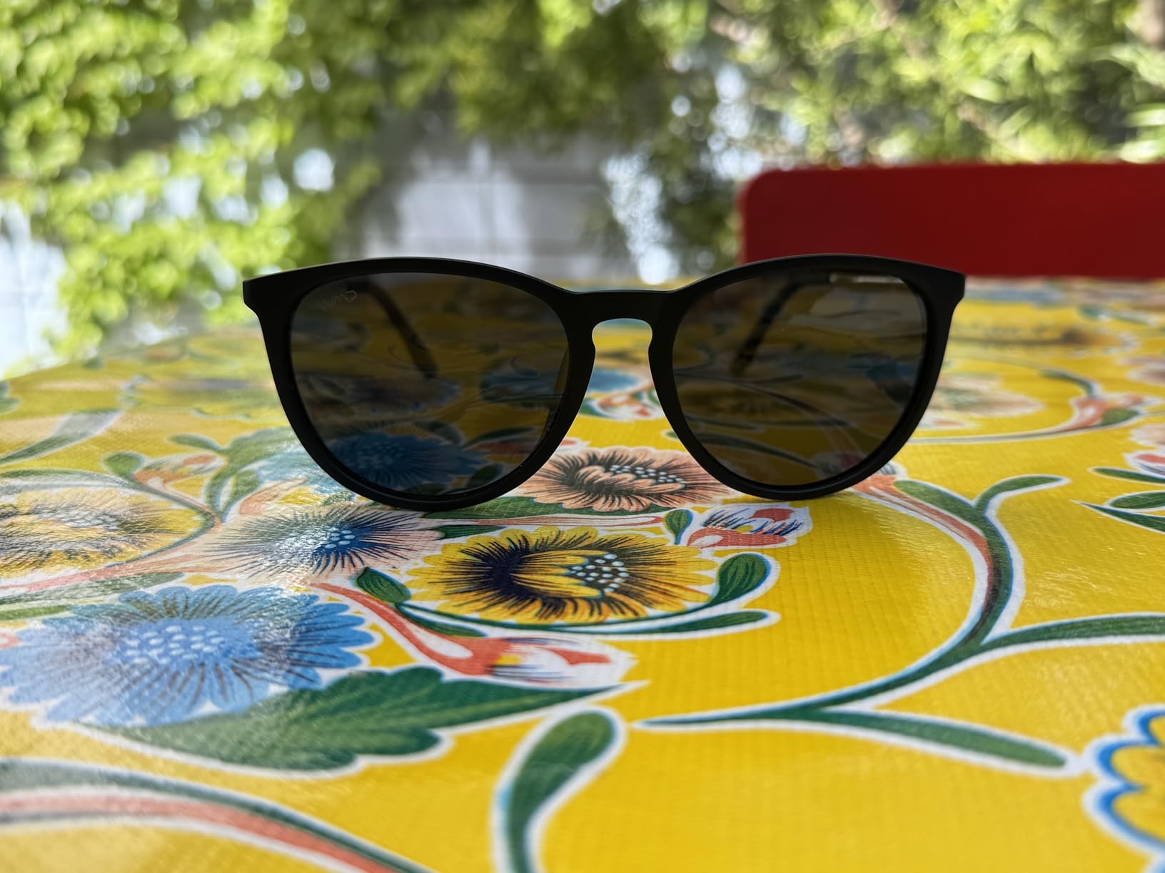 WearMe Pro Drew Women's Polarized Sunglasses, Retro Round Frame, UV400 customer photo 2