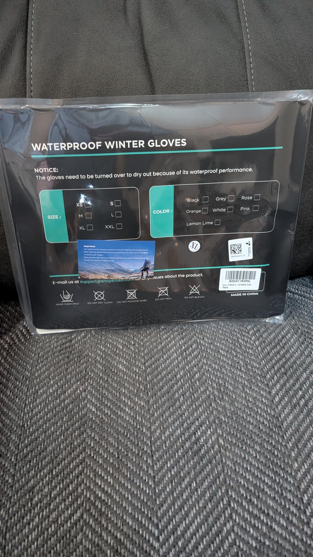 Winter Gloves for Men Warm: 3M Thinsulate -20F Windproof Waterproof Ski Women Glove with Touchscreen Thermal Lining Anti-Slip for Work Cycling Motorcycle Snowboarding customer photo 2