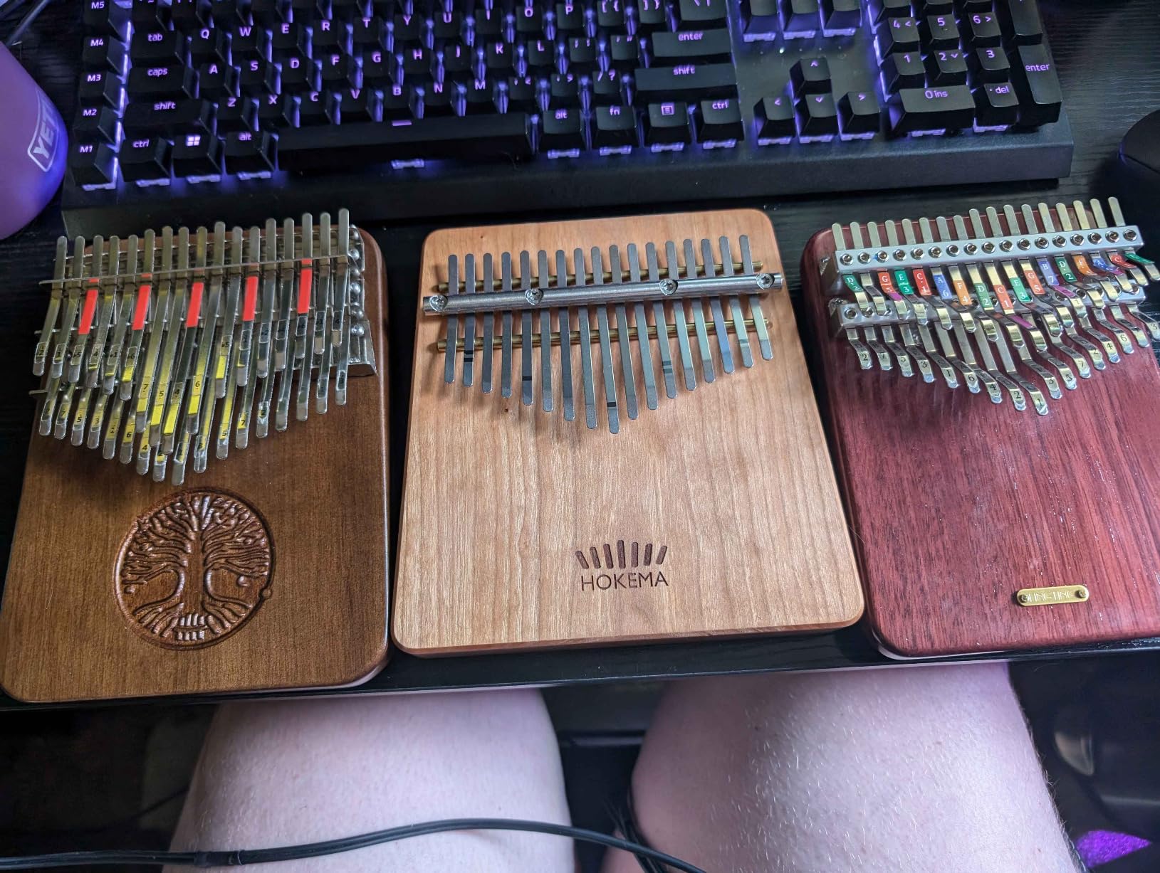 Hokema Kalimba B17 C Major - The Original Handmade in Germany - Thumb Piano - Easy to Learn Musical Instrument - Perfect for Beginners and Professionals customer photo 2