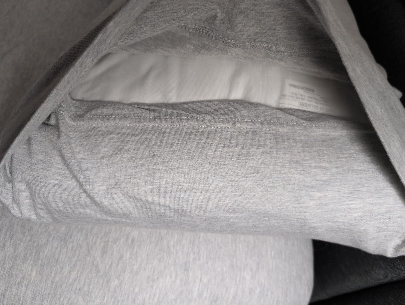 Jersey Knit Sheets 4 Piece, Cotton T-Shirt Feel, Queen, Heather Light Grey | Stretchable 4 Piece Set, Super Soft Cotton & Breathable, Secure Fit, Easy-Care, Wrinkle Resistant, Durable, All-Season customer photo 2