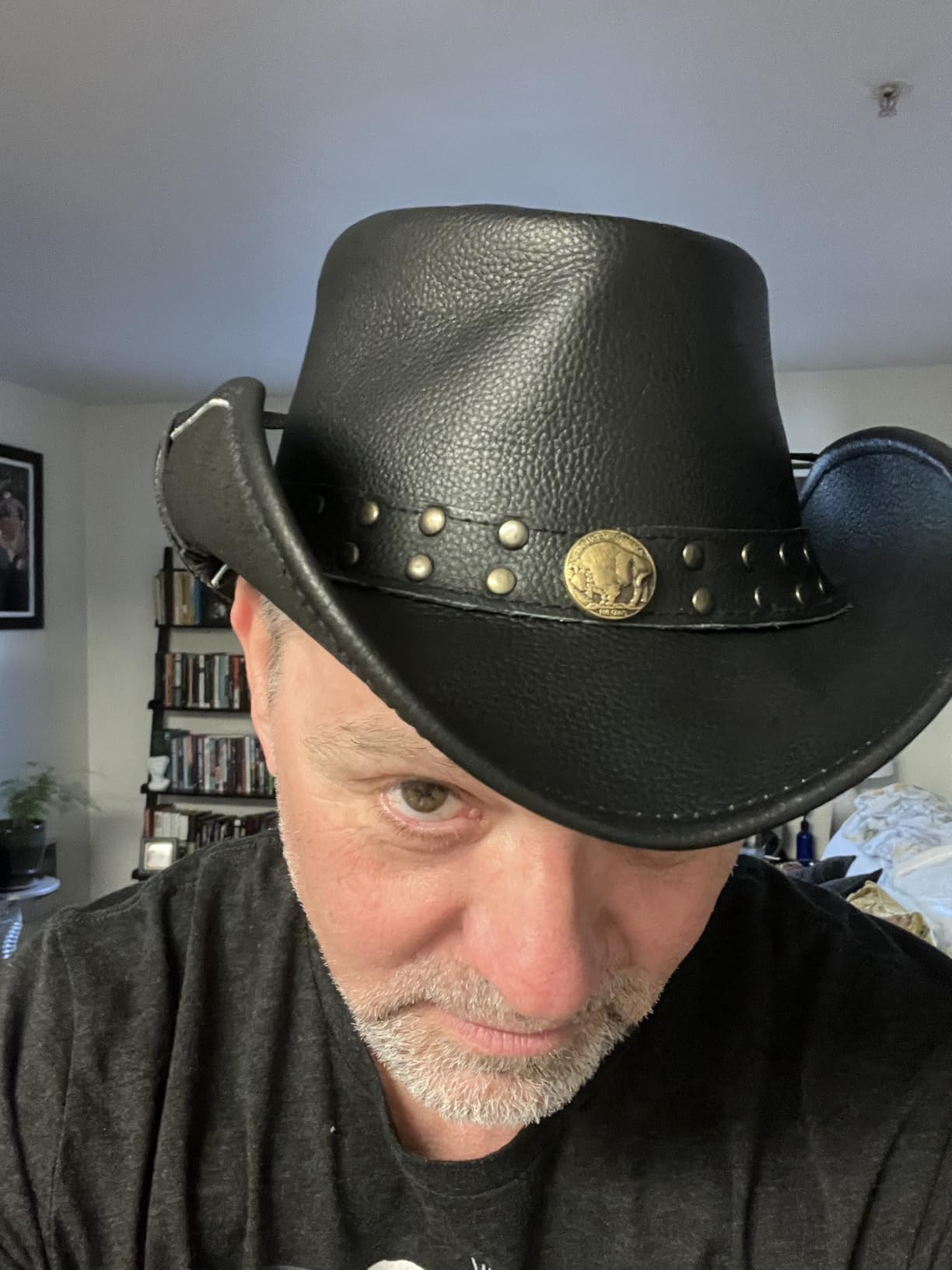Leather Cowboy hat Also Worn as Outback hat Western Vintage Australian Hats for Men & Women customer photo 2