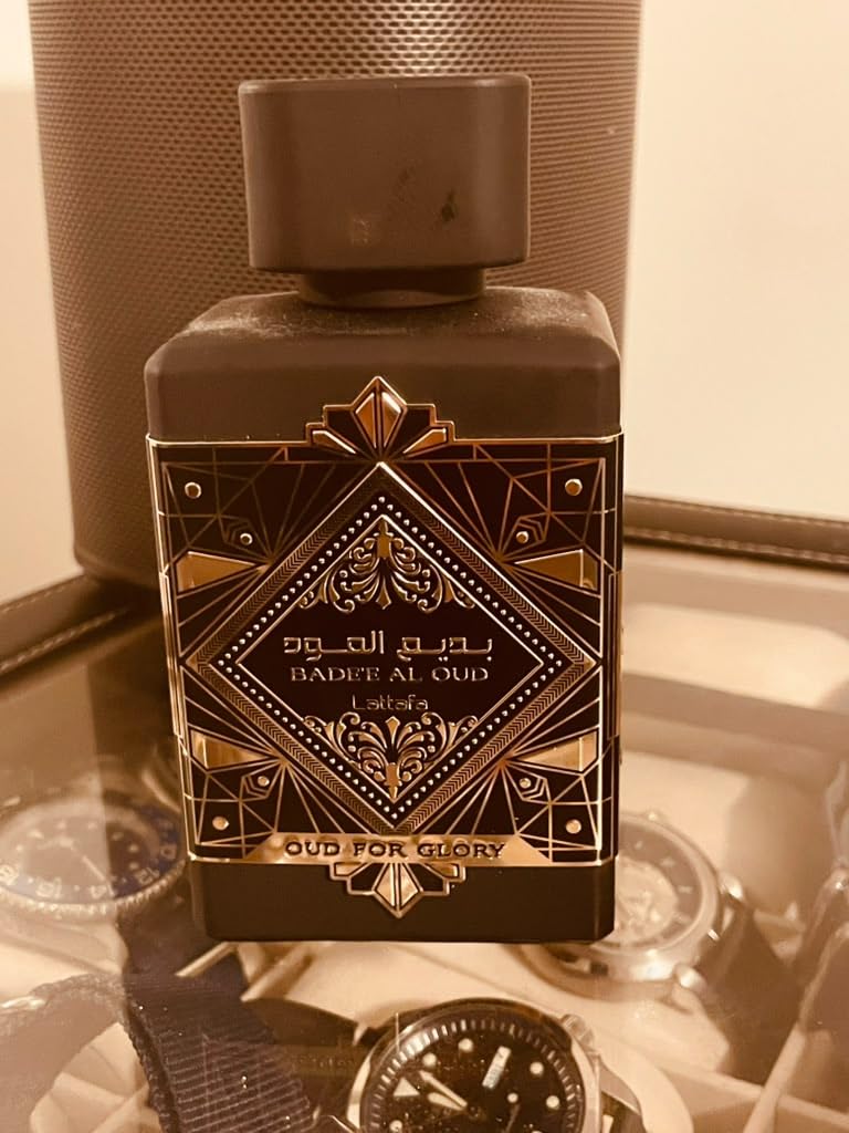 Lattafa Perfumes Bade'e Al Oud, Oud for Glory for Unisex Eau de Parfum Spray, 3.4 Ounce customer photo 1