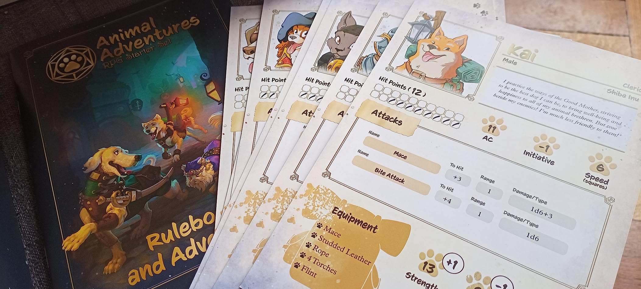 Animal Adventures: Starter Set - Beginners Roleplaying Tabletop Game 5E Compatible customer photo 2