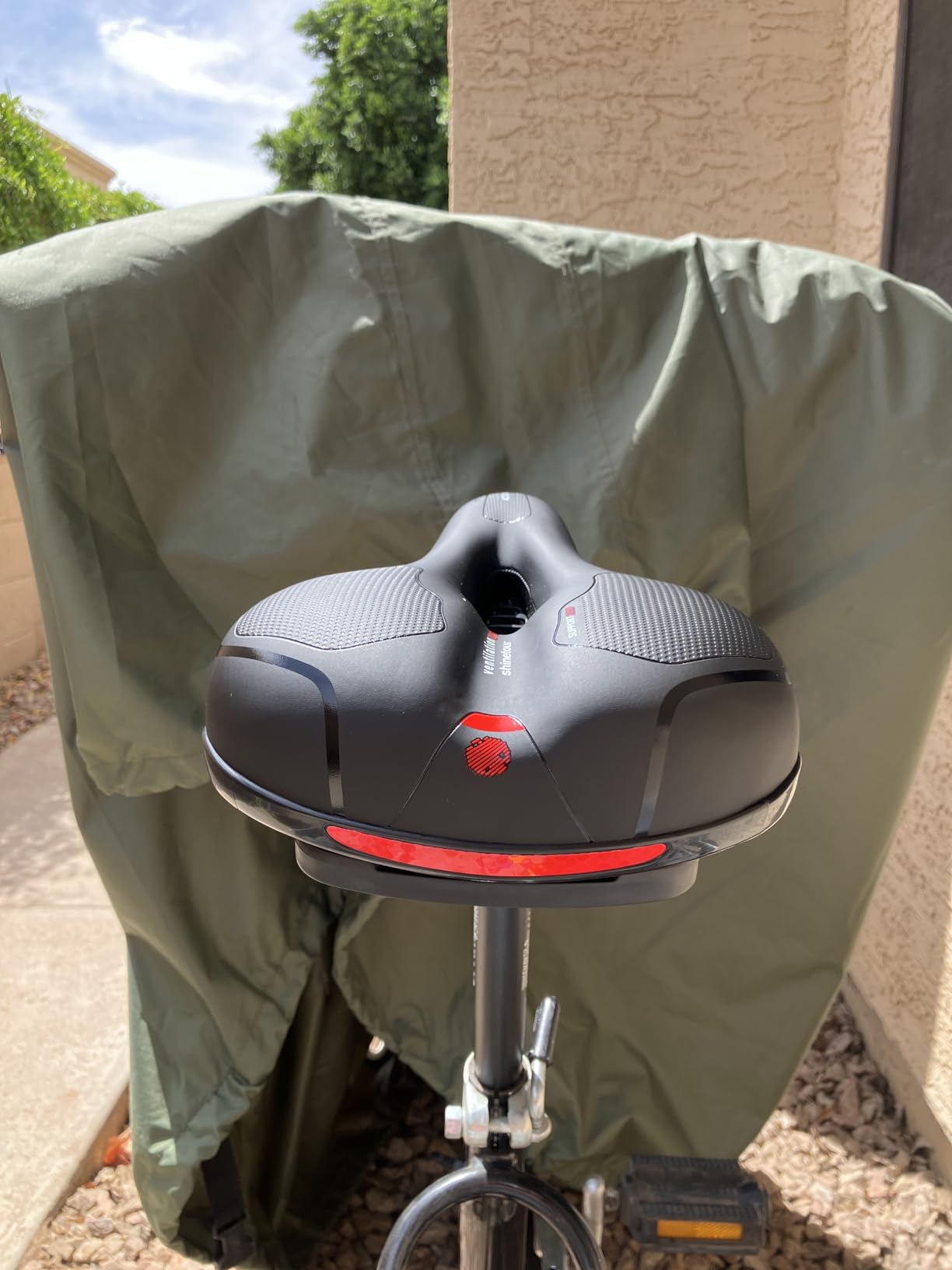 Bike Seat Saddle for Men Women Comfortable Replacement | Mountain road ebike saddle for men women, comfortable bicycle seat replacement with easy install. NOT cushion overlay customer photo 2