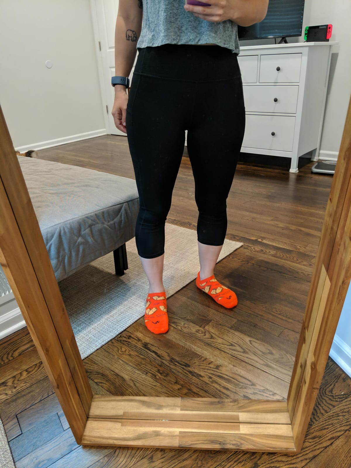 Capri Leggings for Women with Pockets High Waisted Yoga Pants customer photo 1