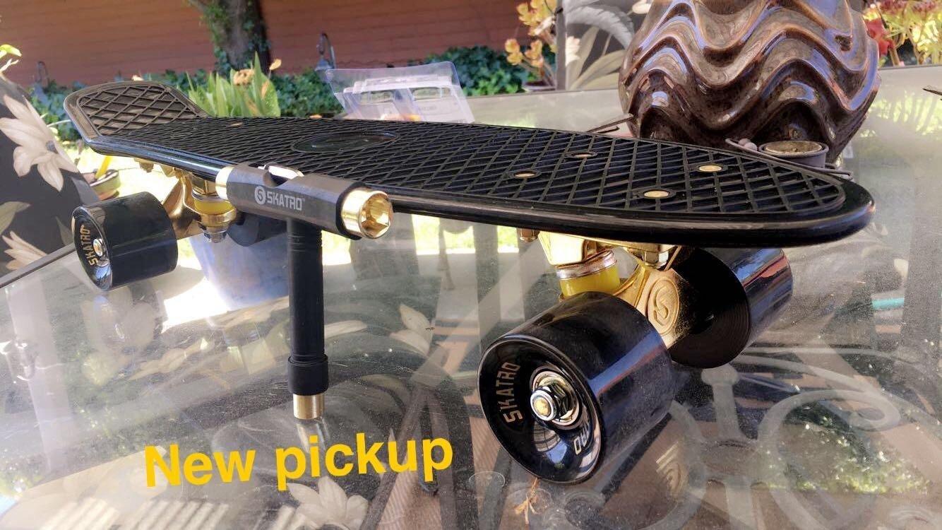 Skatro Mini Cruiser Skateboard. 22x6inch Retro Style Plastic Board Comes Complete customer photo 2