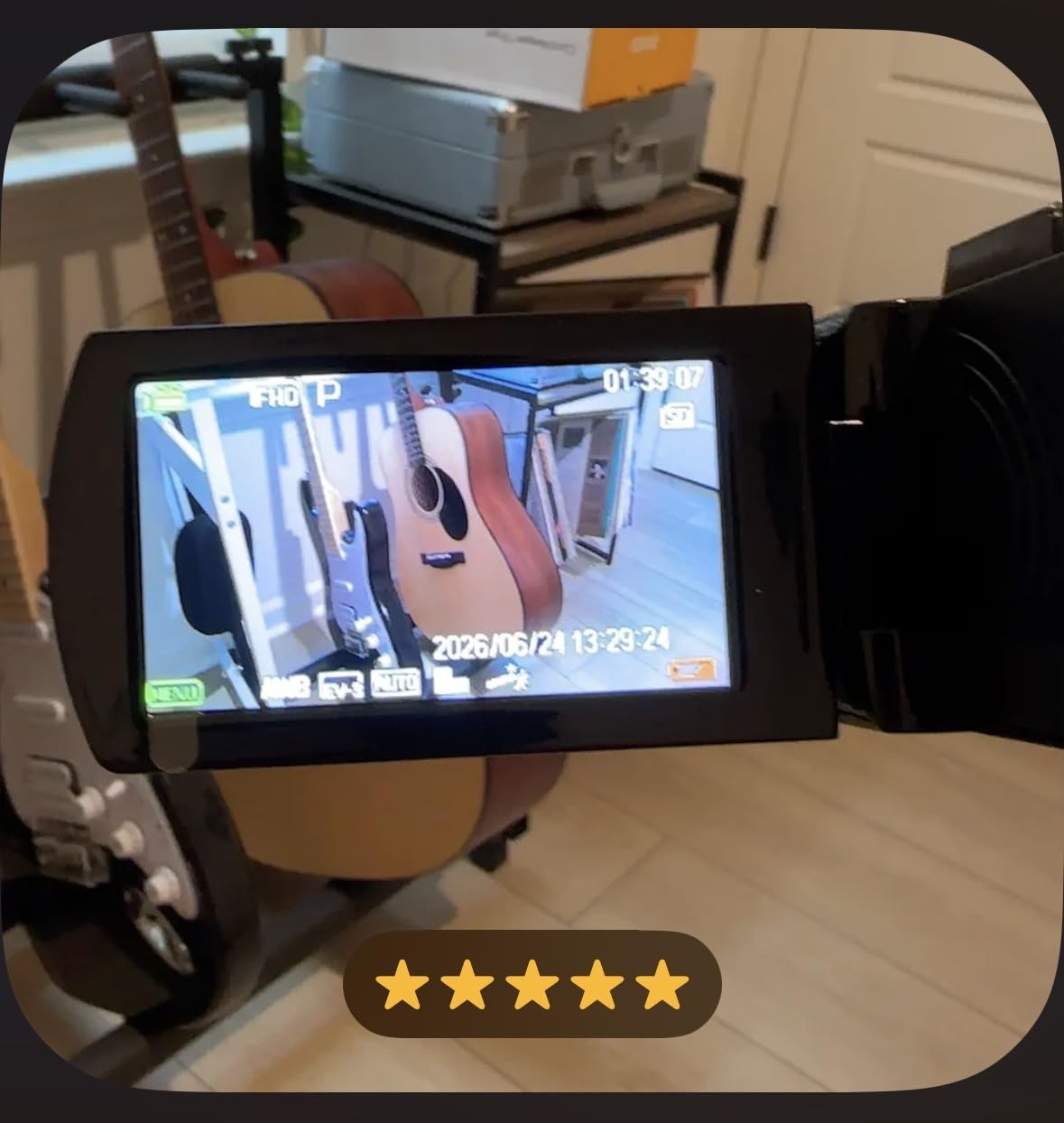 kimire Video Camera Camcorder Digital Camera Recorder Full HD 1080P customer photo 2