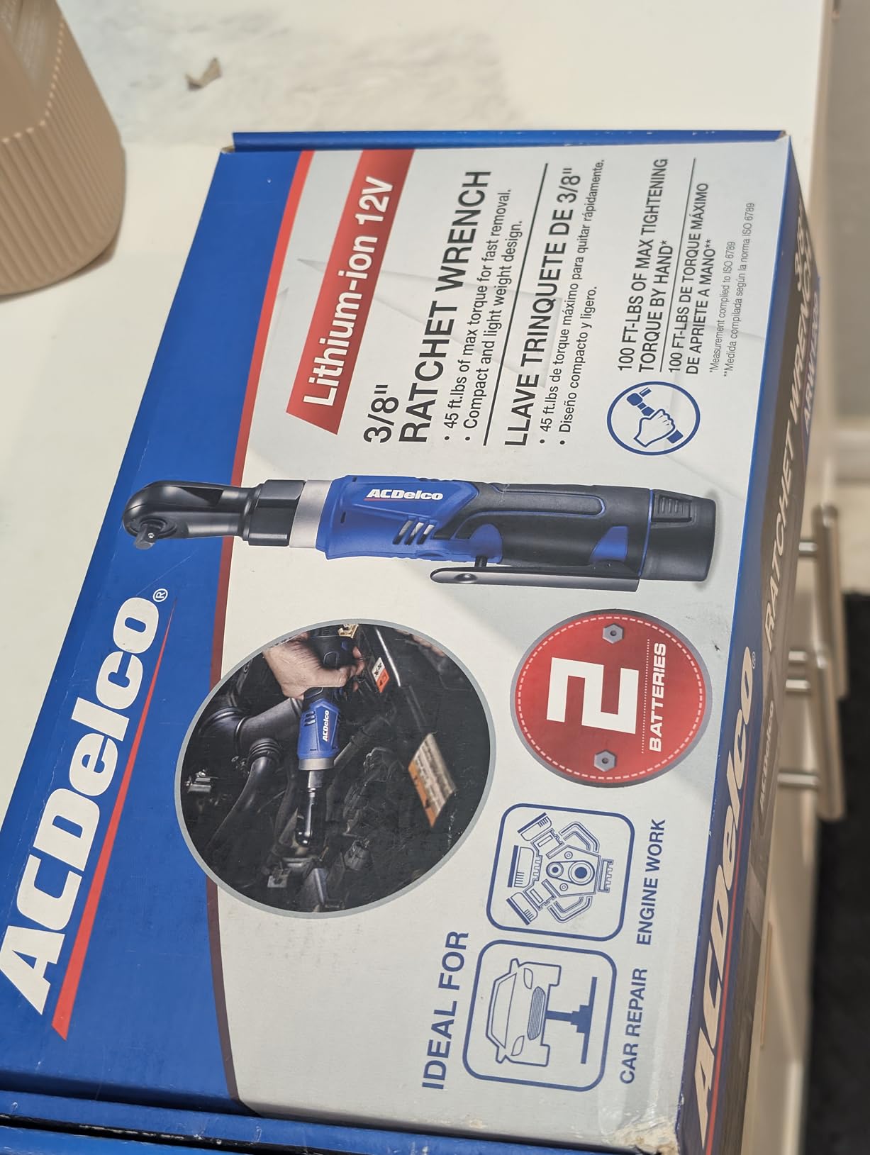 ACDelco ARW1209-P2 G12 Series 12V Li-ion Cordless 3/8