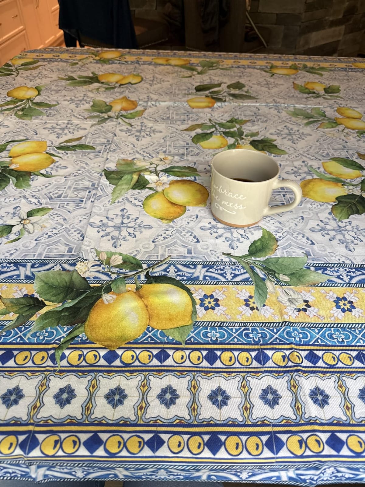 Maison d' Hermine Table Cloth Rectangle Table Reusable 100% Cotton 60