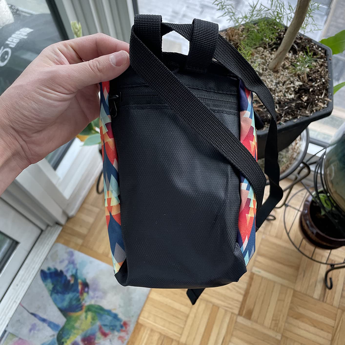 Rock Climbing Chalk Bag | Wide Opening & Fleece Lined | Removable Belt | Large Zippered Pocket | Brush Holder Loops | Bouldering, Gym, Crossfit customer photo 1