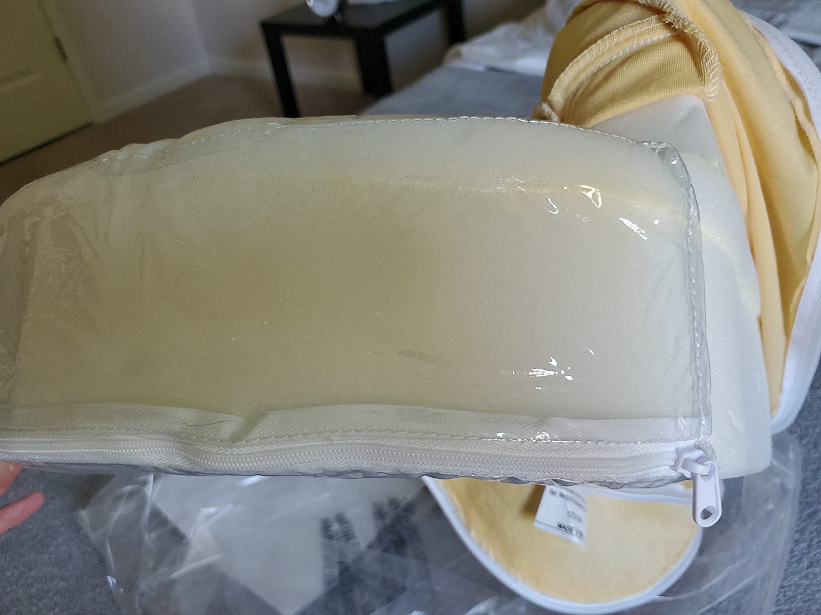My Brest Friend Super Deluxe Nursing Pillow - Enhanced Comfort & Ergonomic Breastfeeding Pillow for Ultimate Support For Mom & Baby - Adjustable and with Handy Side Pocket, Platinum customer photo 2