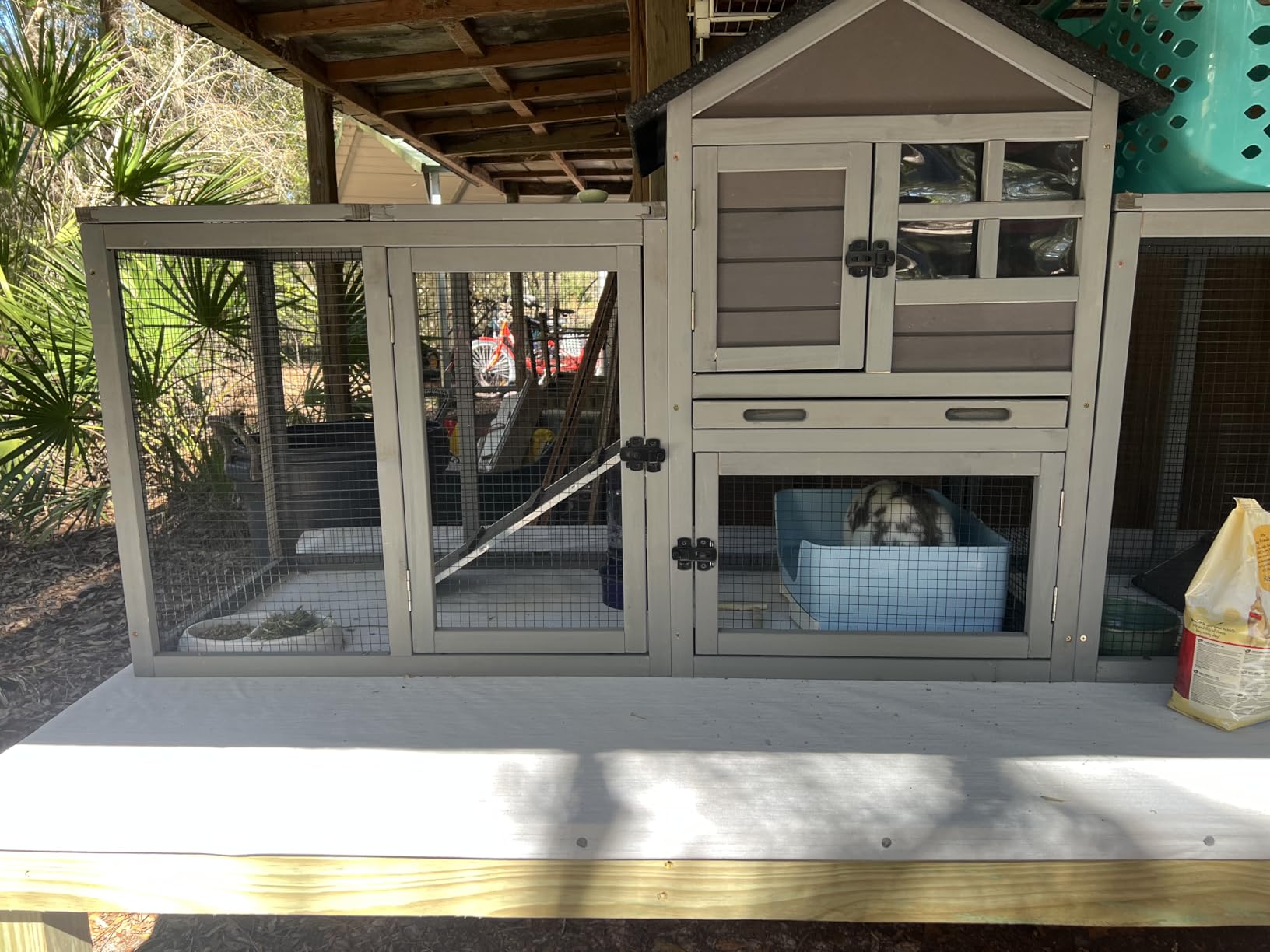 Aivituvin Rabbit Hutch Indoor Outdoor 51.6