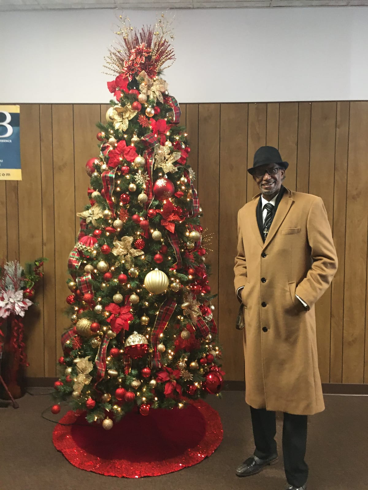 Mens Single Breasted Wool Cashmere Full Length Overcoat customer photo 1