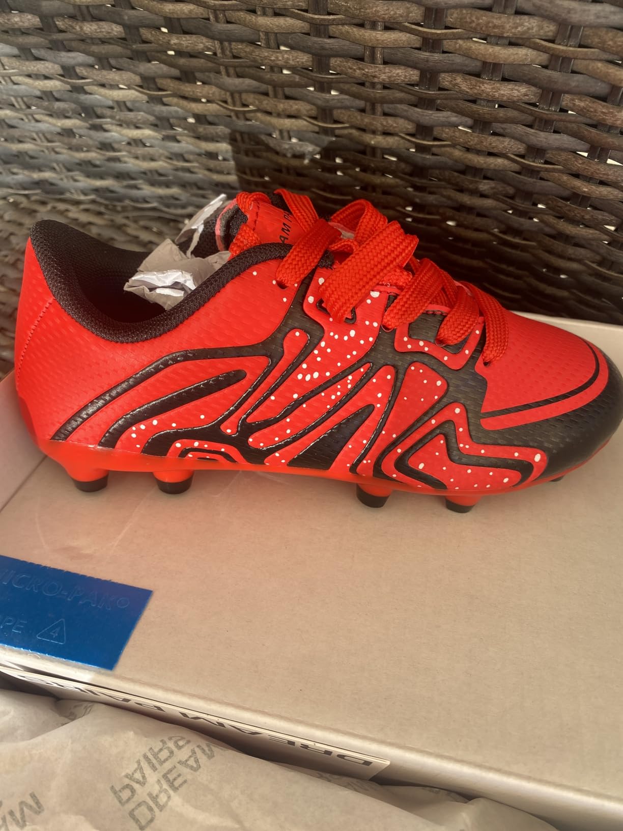 DREAM PAIRS Boys Girls Baseball Soccer Cleats customer photo 1