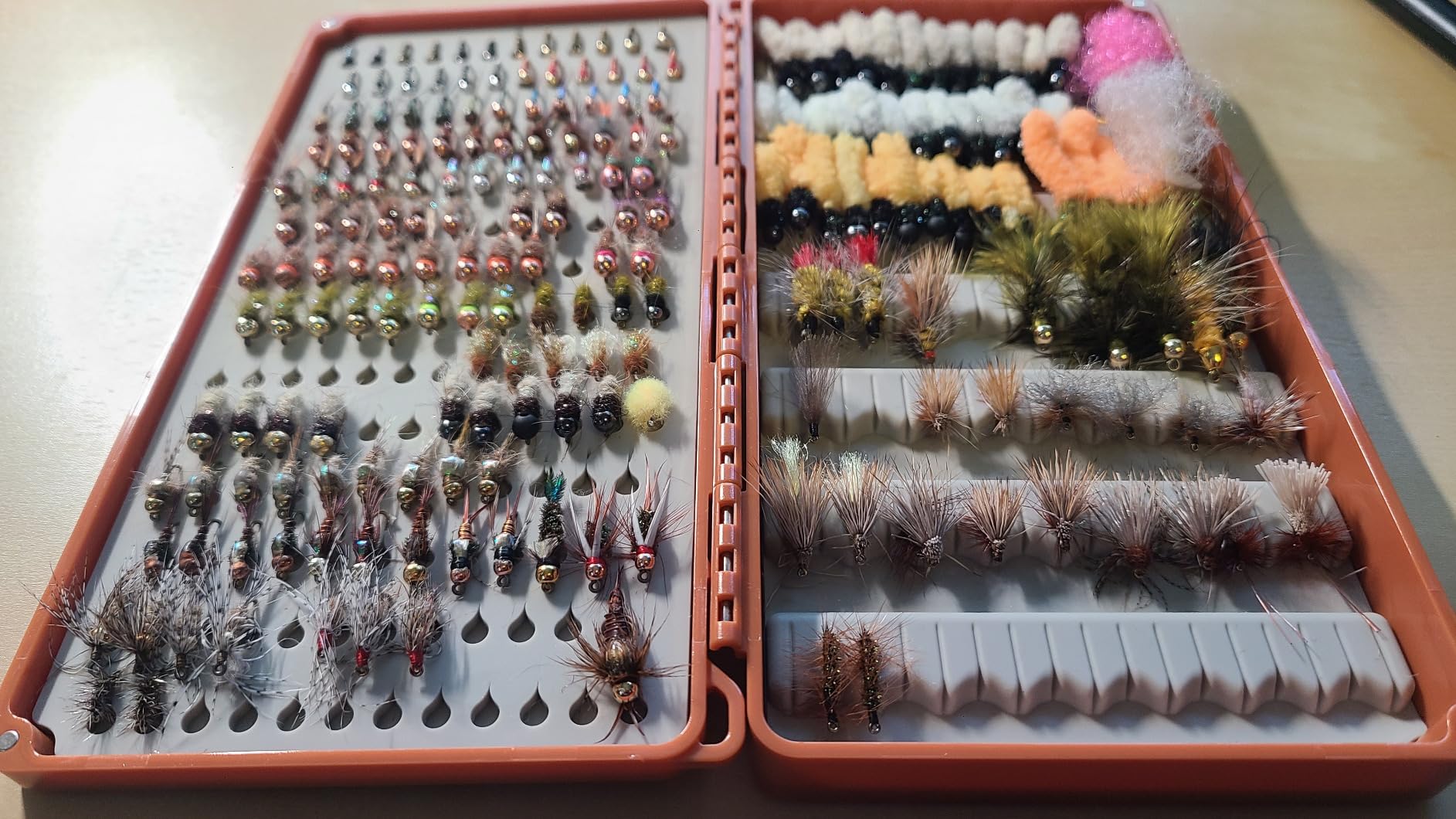 fishpond Tacky Double Haul Fly Box - Burnt Orange customer photo 1