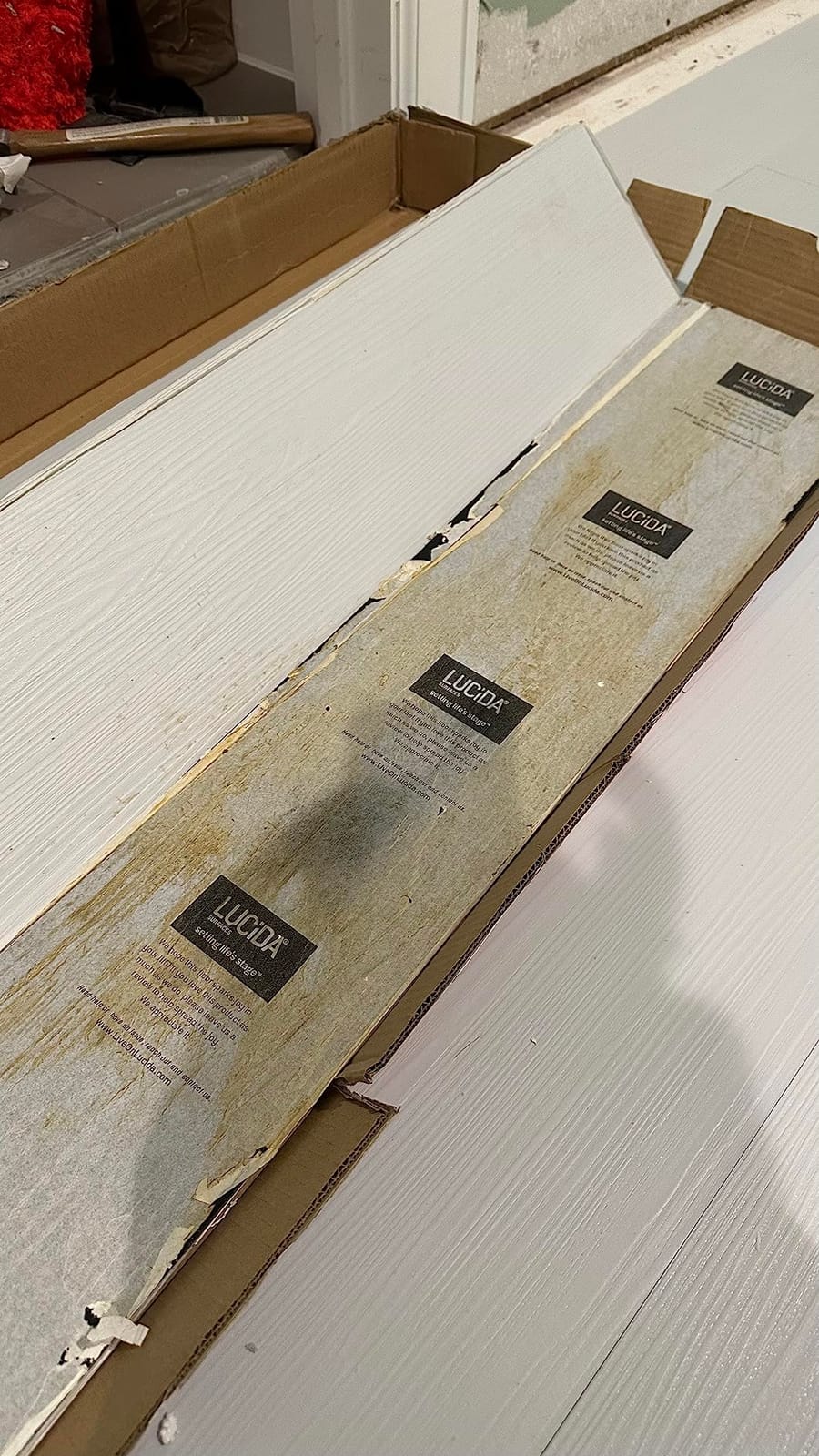 LUCiDA SURFACES Luxury Vinyl Flooring Tiles-Peel and Stick Floor Tile for DIY Installation-36 Wood-Look Planks-Winter-BaseCore-54 Sq. Feet customer photo 1