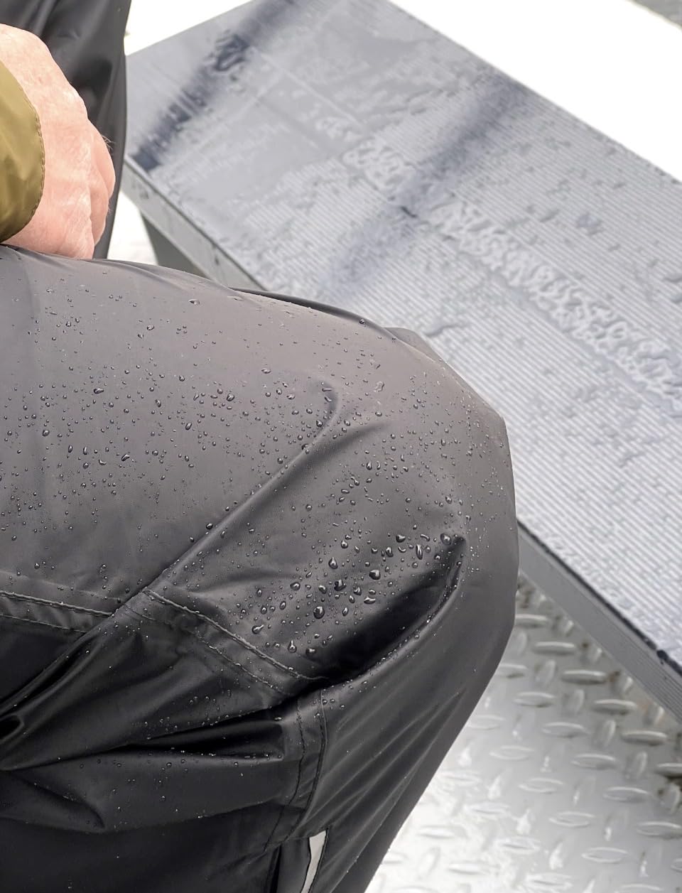 33,000ft Men's Rain Pants, Waterproof Rain Over Pants, Windproof Pants customer photo 2