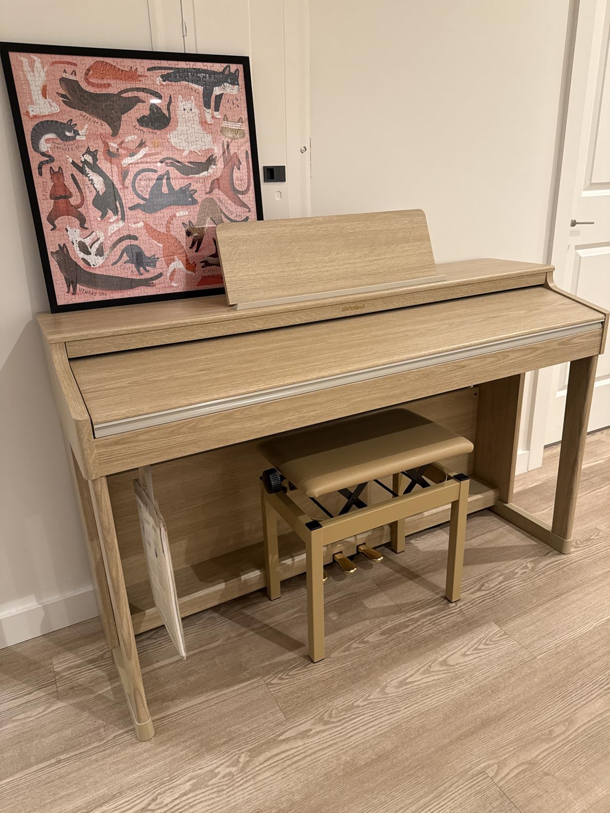 Roland RP701-CB 88-Key Digital Home Piano with Bluetooth for Practice and Learning customer photo 1