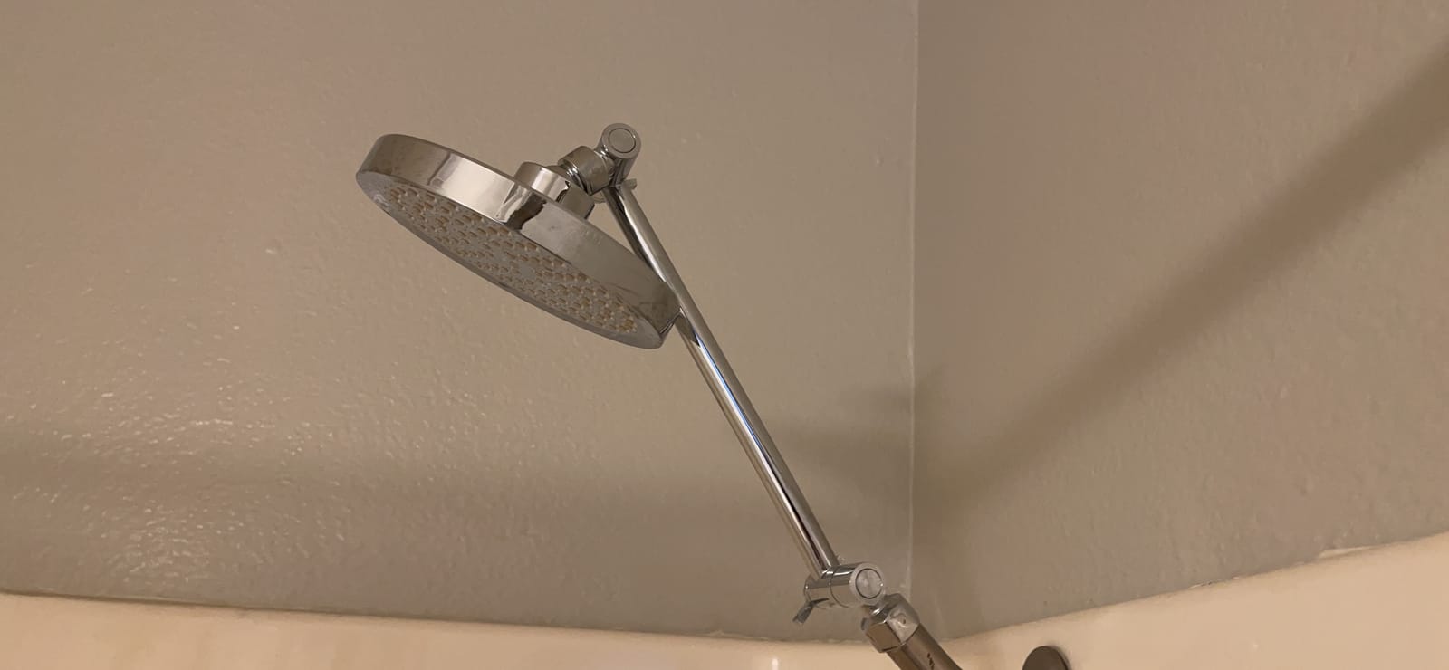 GURIN Shower Head - Powerful High Pressure Rain Shower Head 6 Inch Rainfall Showerhead with Adjustable Angles, 90 Anti-Clog Nozzles, Tool-Free 1-Min Install, Premium Polished Chrome Finish customer photo 2