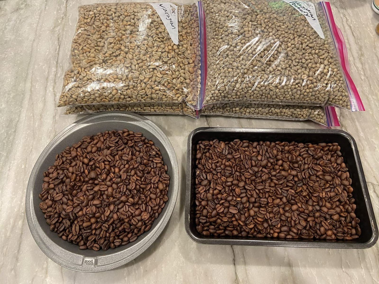 500g Coffee Bean Roaster Machine with Timer, 110V Electric, 0-240C Non-Stick, Household customer photo 1