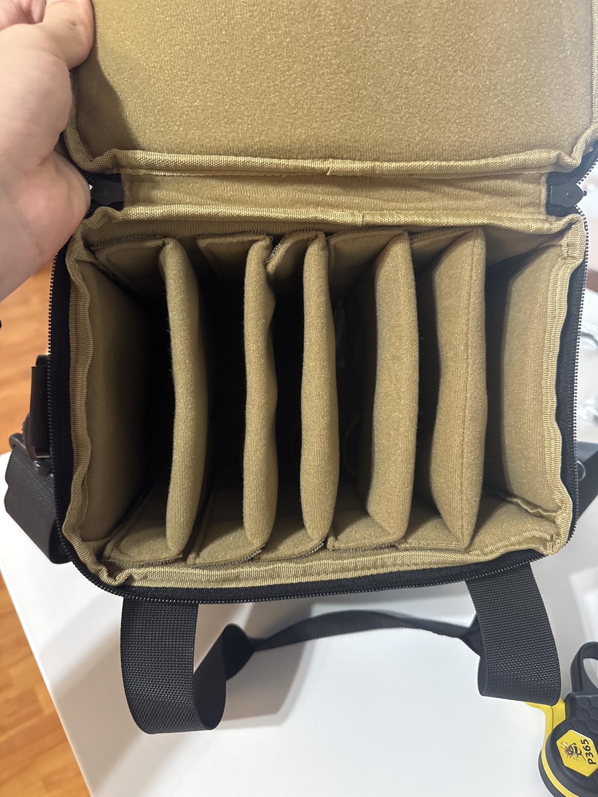 ProCase Tactical Gun Range Bag | Padded Duffle Bags for Pistols, Handguns, Magazines, Ammo, Gear, with Adjustable Dividers, for Hunting & Shooting Range customer photo 1