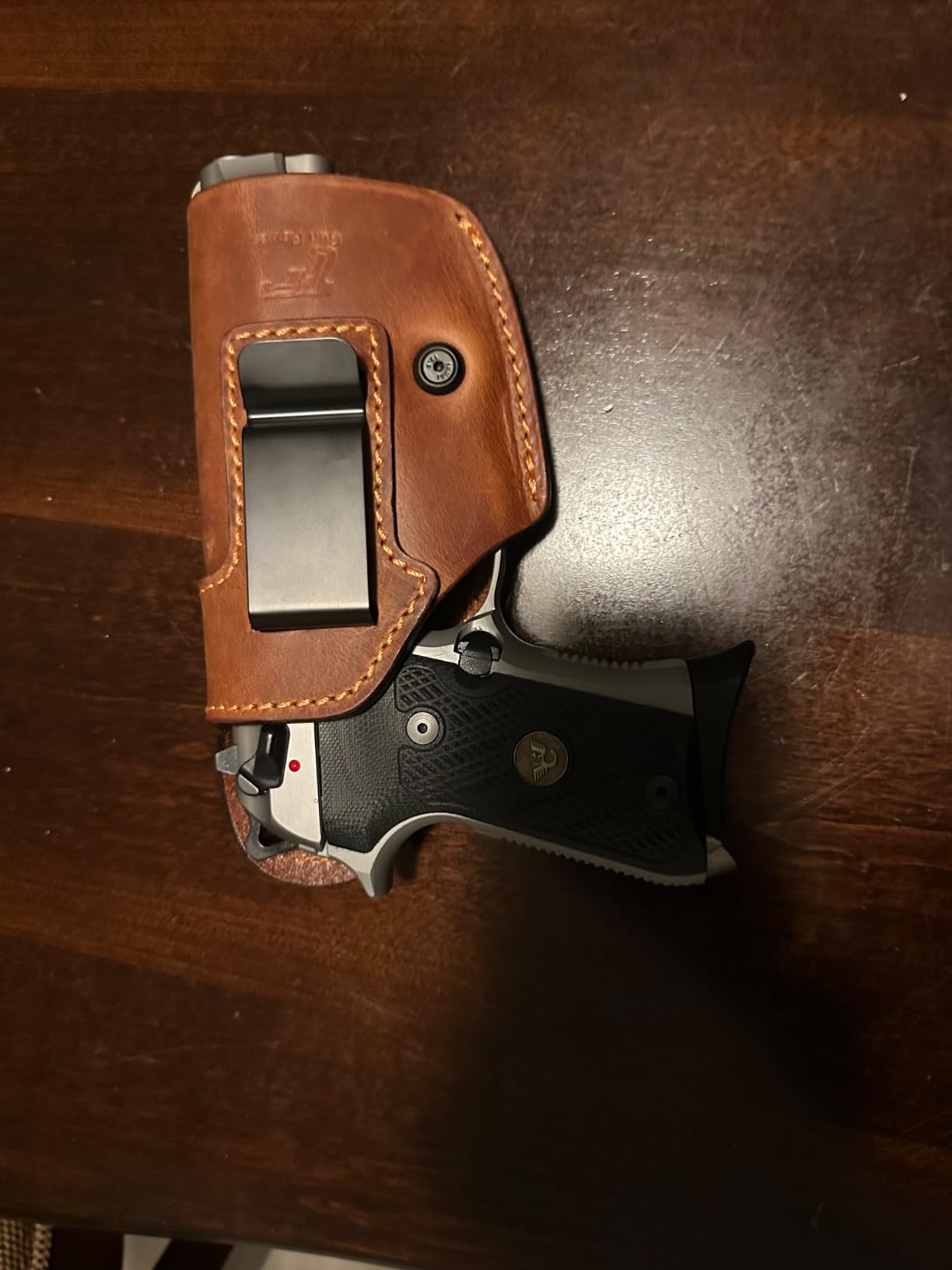 Full Grain Leather IWB Holster Compatible with Glock 17/19/19X/43X, Ruger RXM, Taurus G2C/G3C, Sig P365/P365X/P320/M18/M17, M&P9 Shield Plus,Hellcat & Other Full Size Compact Subcompact Pocket Handgun customer photo 1
