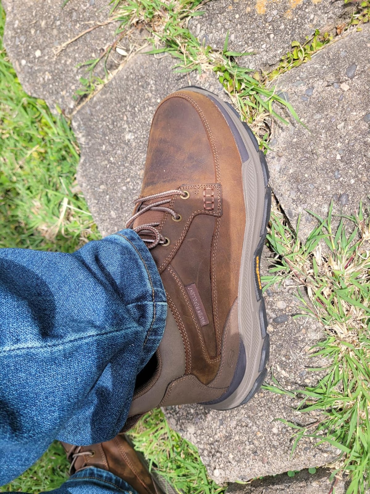 Skechers Men's Respected Boswell Boot | Casual, Relaxed Fit, Air-Cooled Memory Foam, Goga Mat Arch, Water-Repellent customer photo 1
