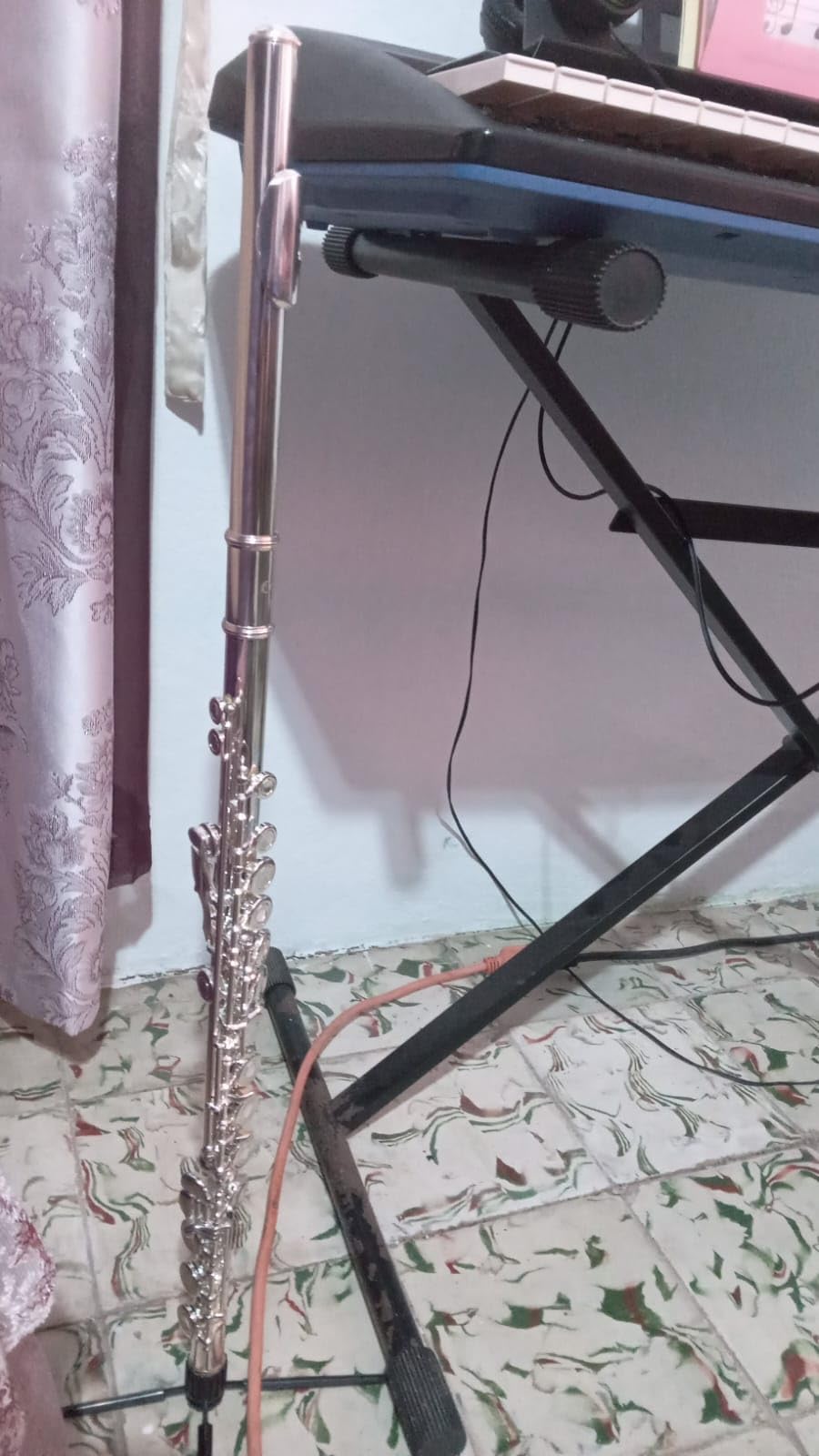 Cecilio Open Hole C Flute - 17 Keys with B-Foot Joint, Offset G & Split E Key, Professional Flutes for School Band, Practice & Performance, Silver customer photo 1