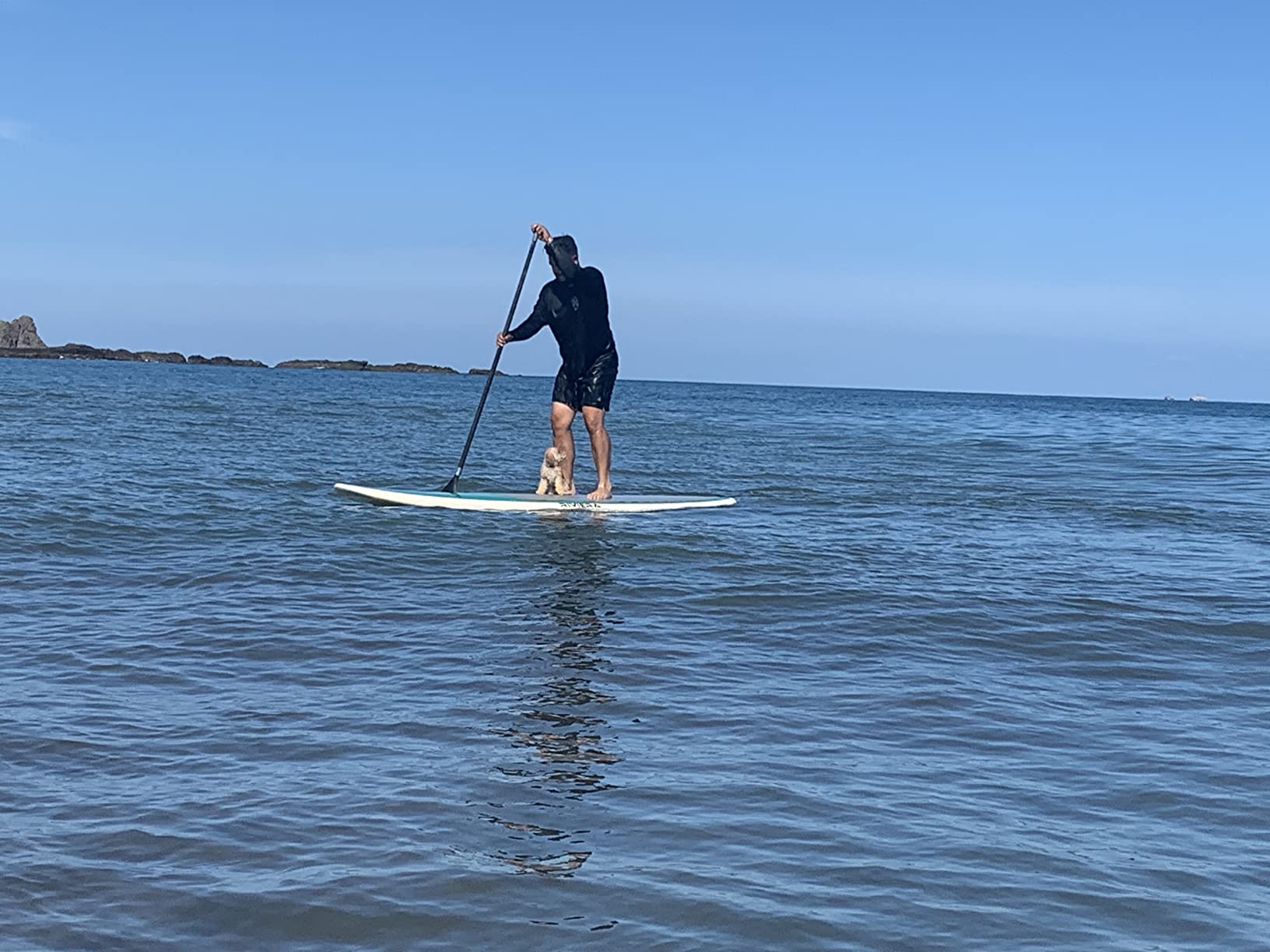 Karltion SUP Paddle - 3-Piece Adjustable Aluminium SUP Paddle with Glass Fiber Blade for Surfing, Floating, Water Sports customer photo 1