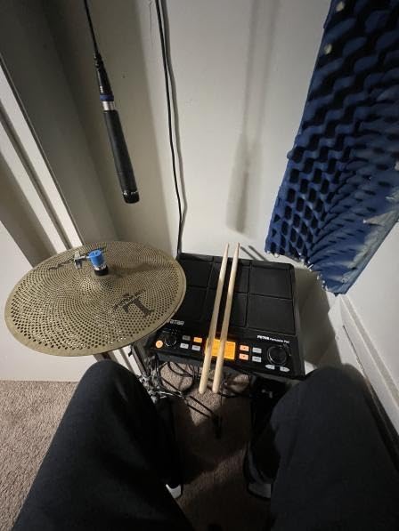 PD705 Percussion Sample Multipad, Electric Drum Pad for Drummers | With 9 Velocity Sensitive Pads, 592 Sounds, Built-in Effecter, Looper, Support USB/MIDI In Out/AUX, 8 External Trigger Inputs customer photo 2