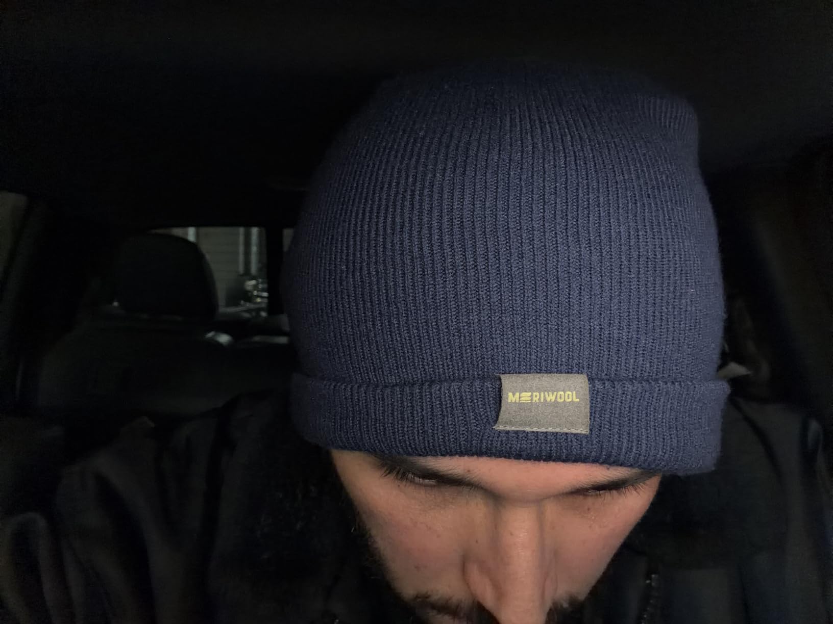 MERIWOOL Beanie for Men and Women - Merino Wool Blend Ribbed Knit Winter Hat customer photo 2
