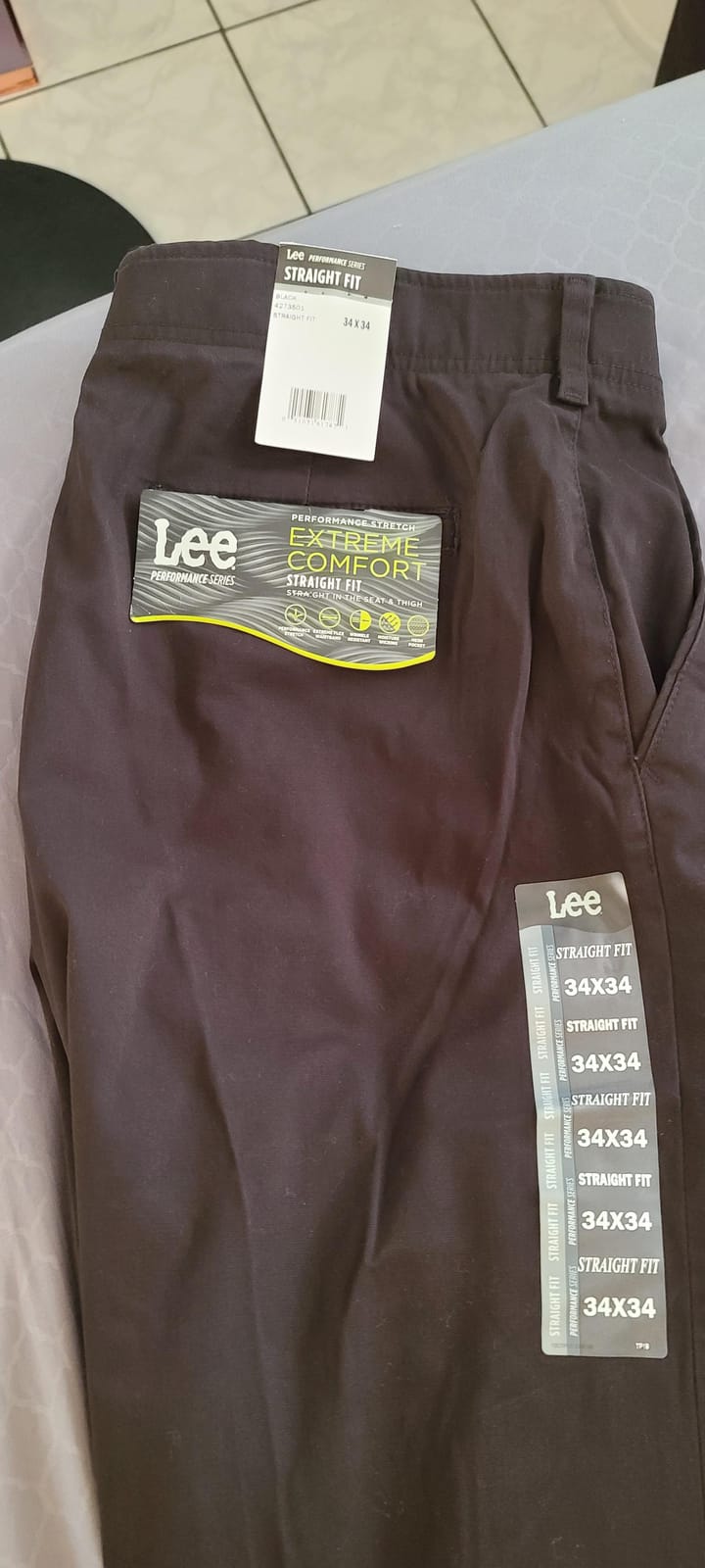 Lee Men's Extreme Motion Flat Front Regular Straight Pant customer photo 1