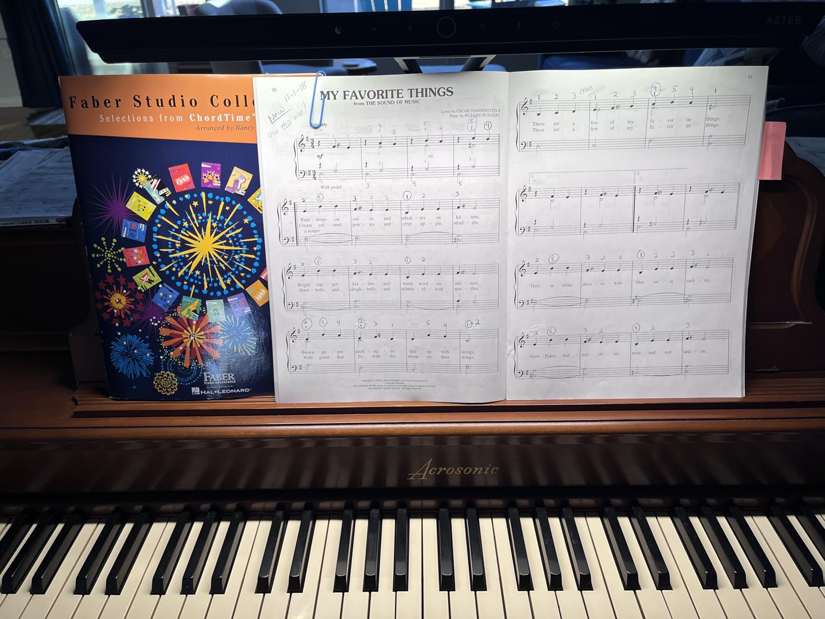 Professional LED Piano Lights for Upright Piano - Piano Lamps with Ambient Light, Favorite Mode, Eye-Care, 5 Levels Color Temperatures, 5 Levels Dimming, Steady Base, Black(Updated Version) customer photo 1