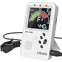 LEKATO Rechargeable Metronome Tuner 3-in-1 Digital Metronome Vocal Count | Tone Generator for Guitar, Bass, Violin, Ukulele, Clarinet, Chromatic, Trumpet, Flute, All Instruments, White customer photo 1