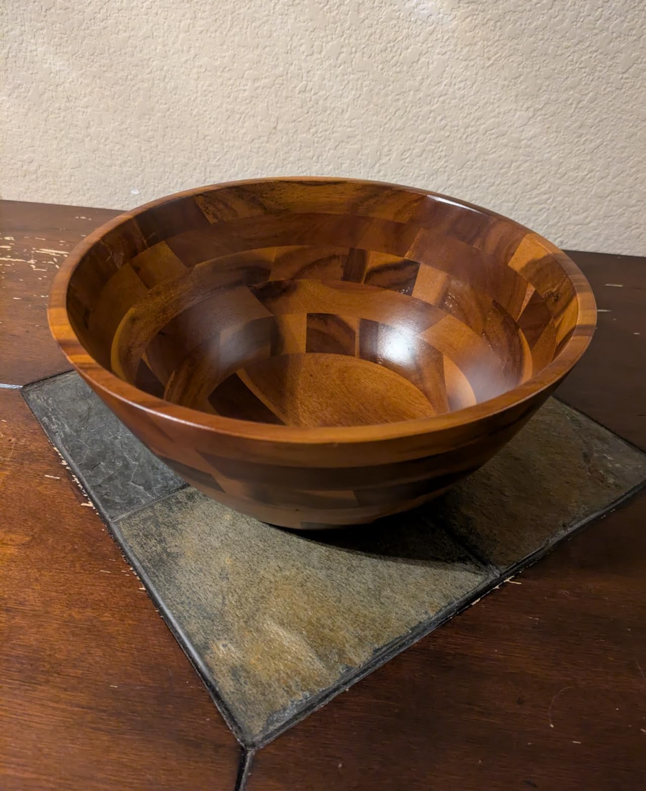 AIDEA Acacia Wood Serving Bowl for Fruits or Salads, 11