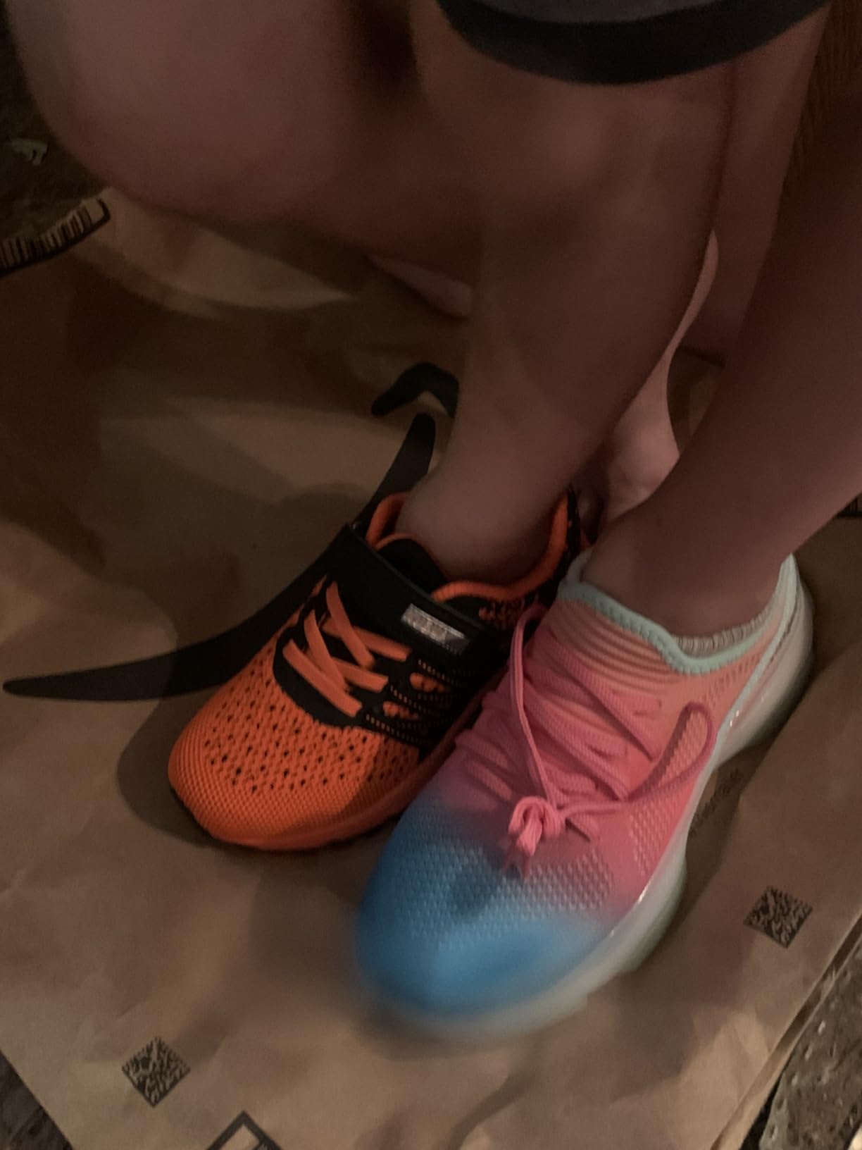 KUBUA Kids Sneakers Lightweight Boys Girls Tennis Shoes customer photo 2