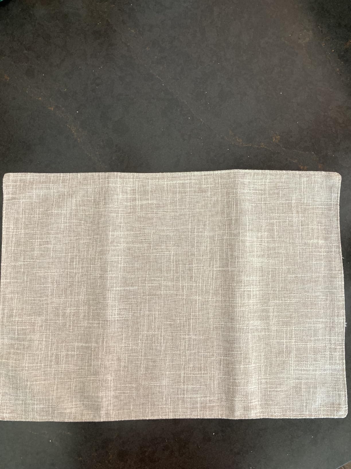 homing Faux Cotton Linen Placemats Set of 6, Cloth Dining Table Mats customer photo 2