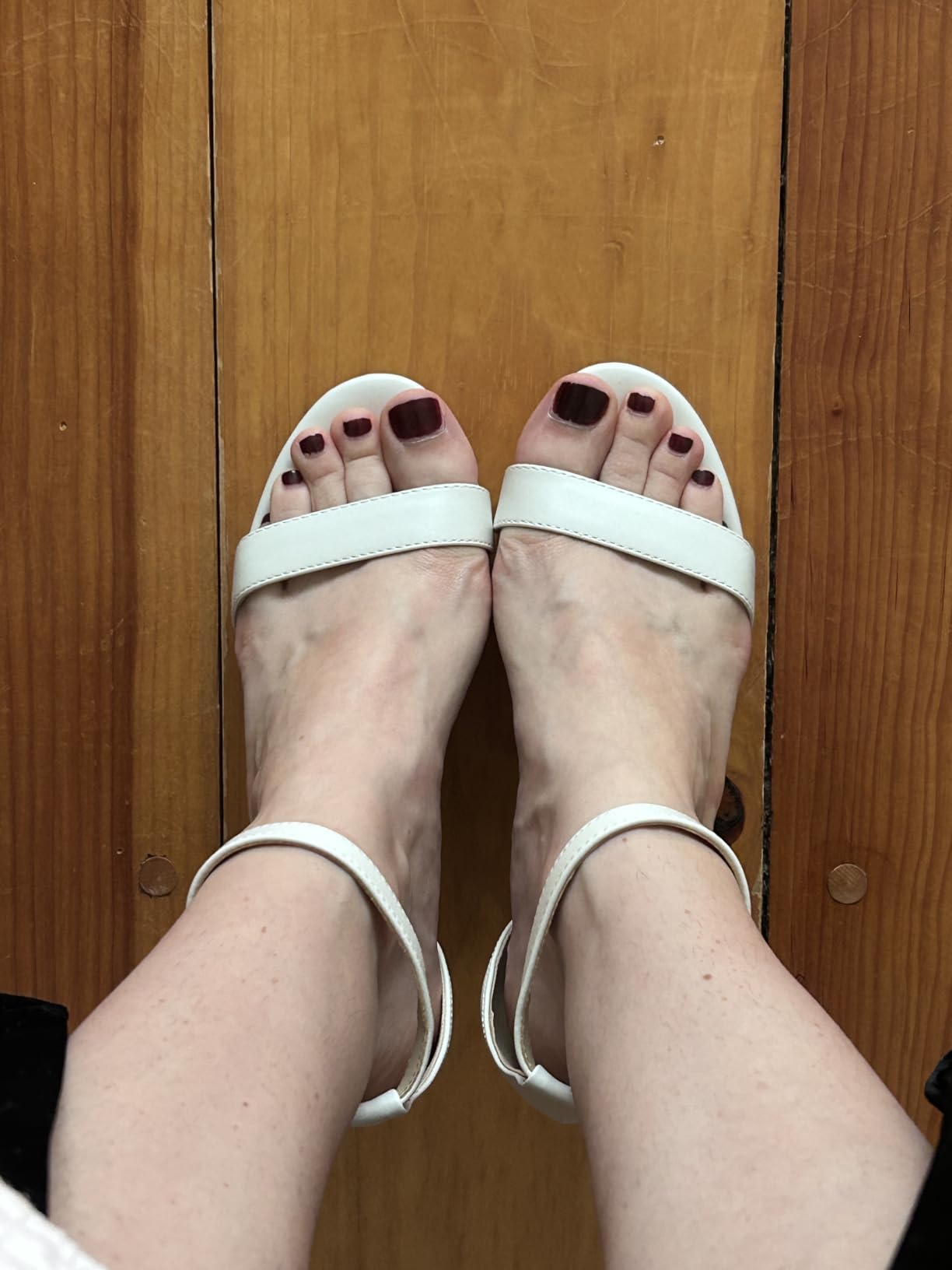 Heels for Women Open Toe Ankle Strap Chunky Heel Sandals 2.75 Inch customer photo 2