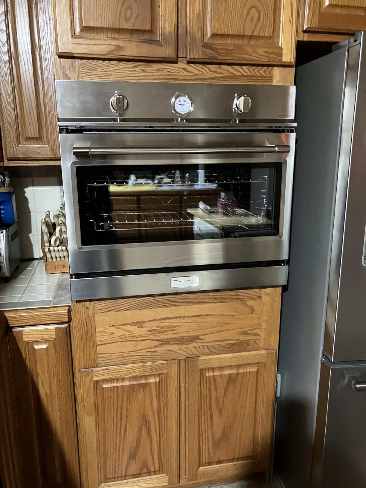 Verona VEBIG30NSS 30 inch Built-In Gas Single Wall Oven with 3.5 cu. ft. Capacity, Convection in Stainless Steel customer photo 1