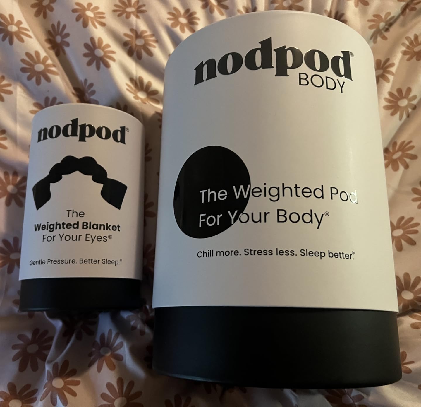 nodpod Body 6.5lb Patented Compact Weighted Blanket | Perfect for Relaxation, Lounging, Napping, Sleeping & Travel, Glass Bead Filled, Machine Washable, 29