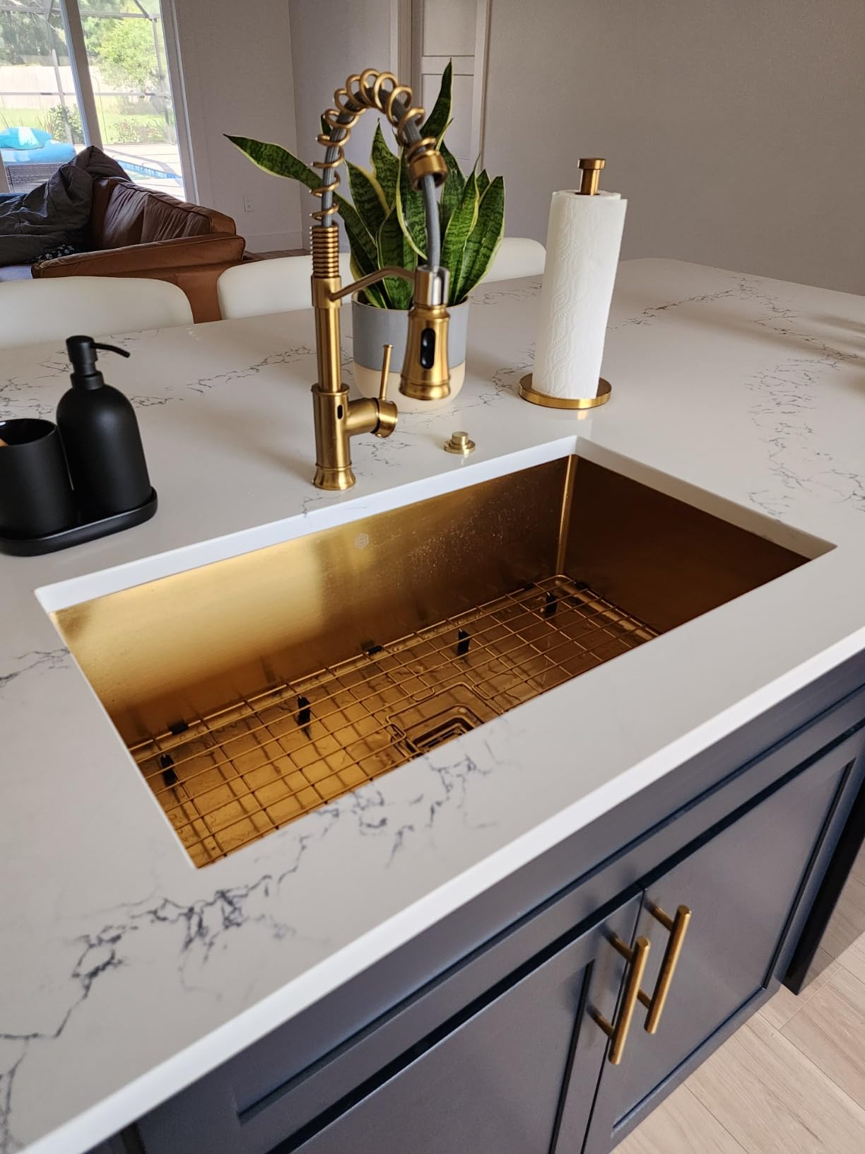Strictly Sinks 32 Inch Undermount Single Bowl Kitchen Sink Brushed Copper customer photo 1