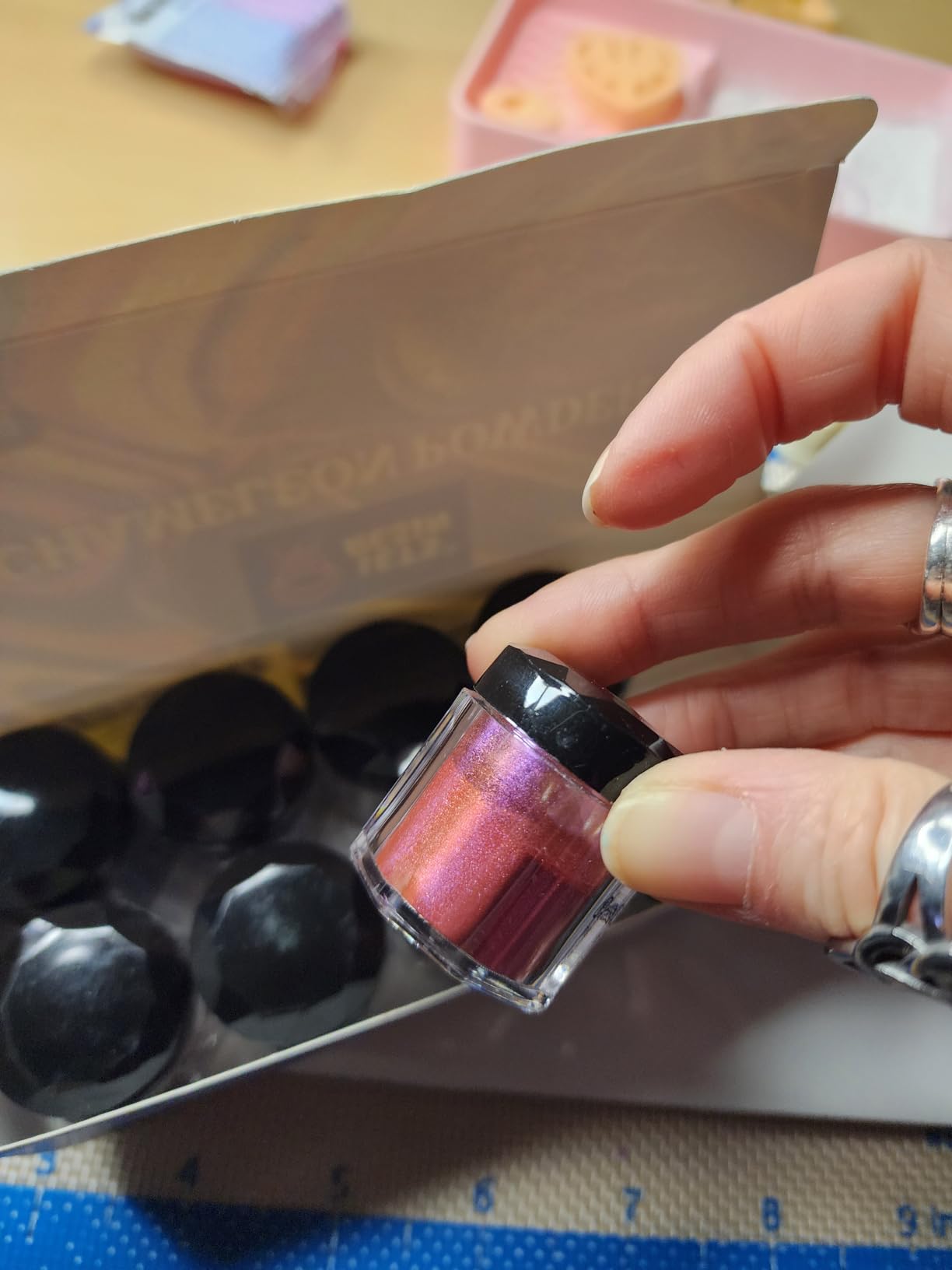 LET'S RESIN Chameleon Mica Powder, 10 * 5g Color Shift Mica Powder | for Epoxy Resin/Tumbler, Saturated Color Shifting Chrome Pigment Powders for Painting, Slime, Nails customer photo 2
