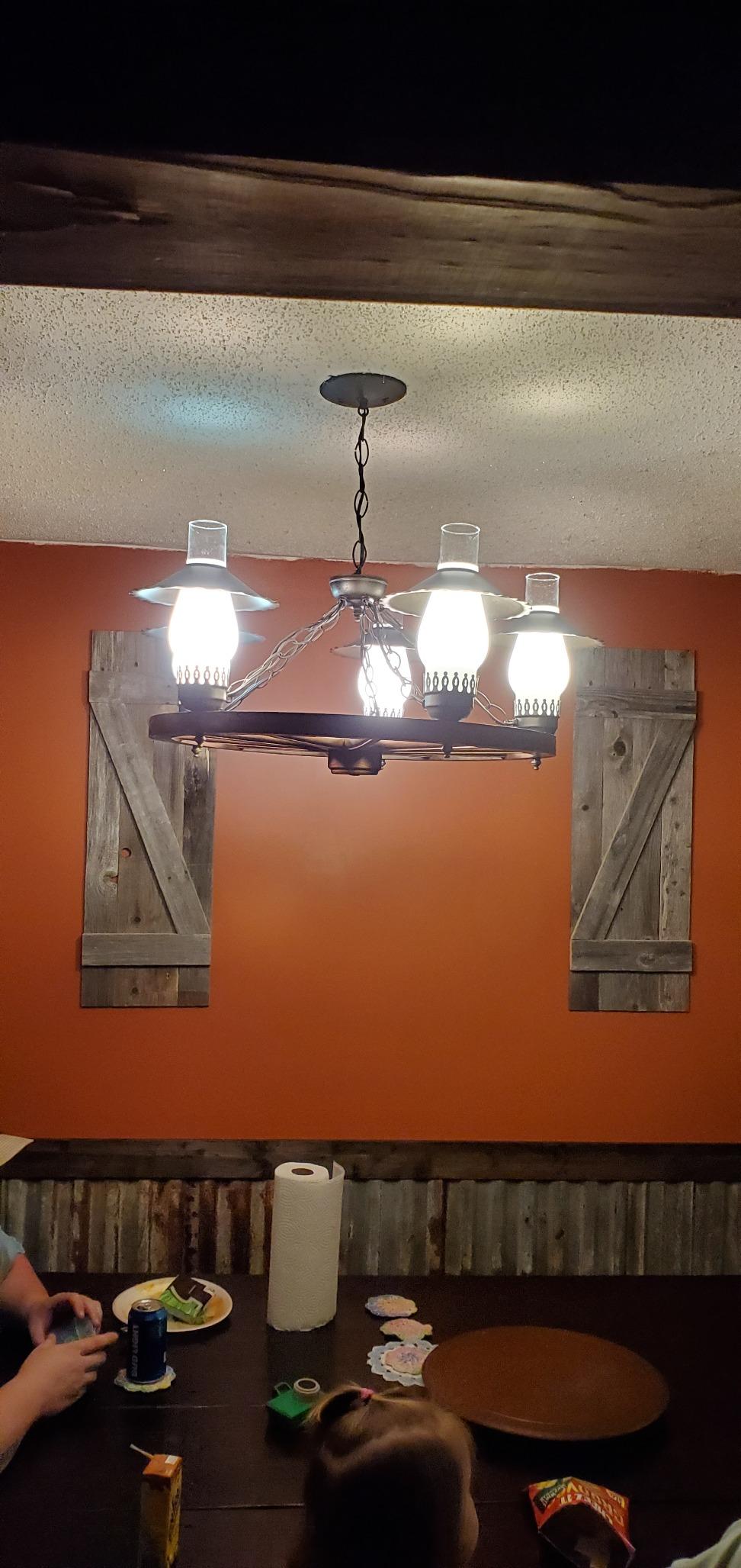 BARNWOODUSA Decorative Shutters Set of 2 Rustic Farmhouse Window Shutters | Easy Installation | Rustic Style customer photo 2