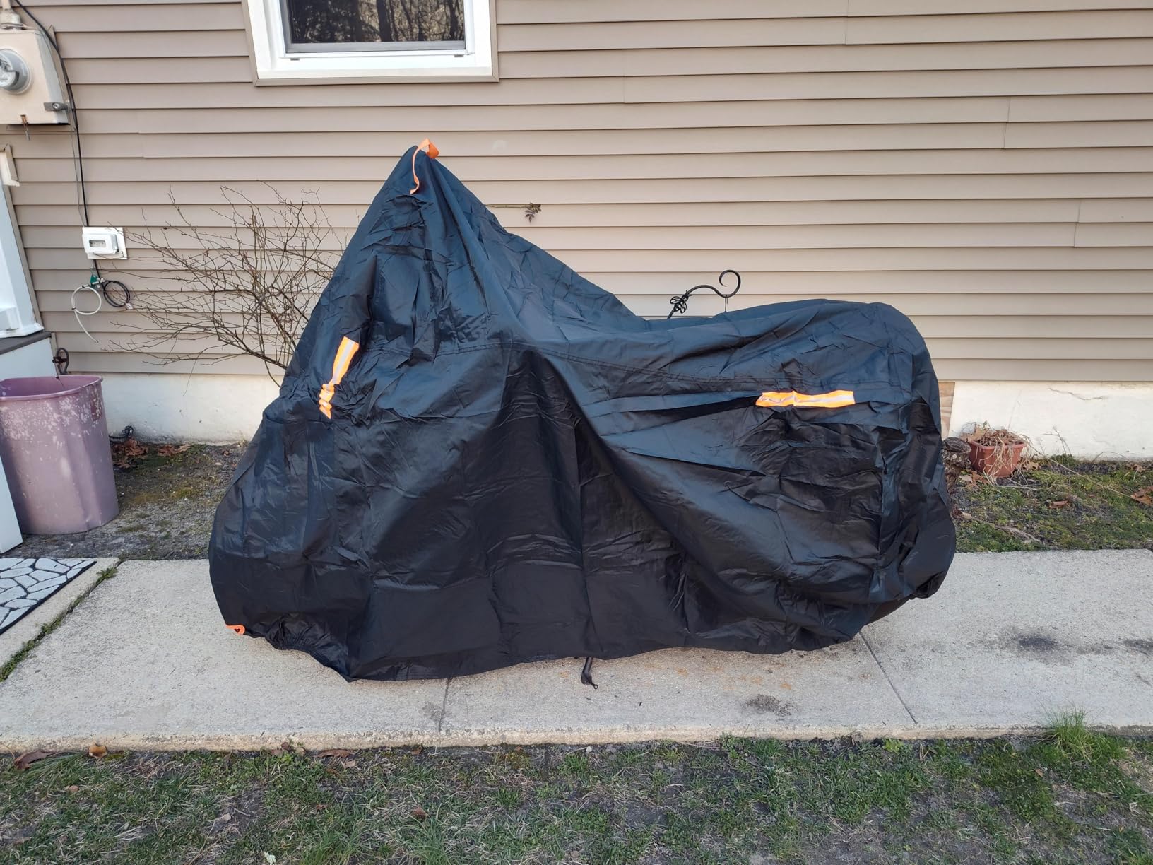 SECELES Heavy Duty Motorcycle Cover Fits up to 86