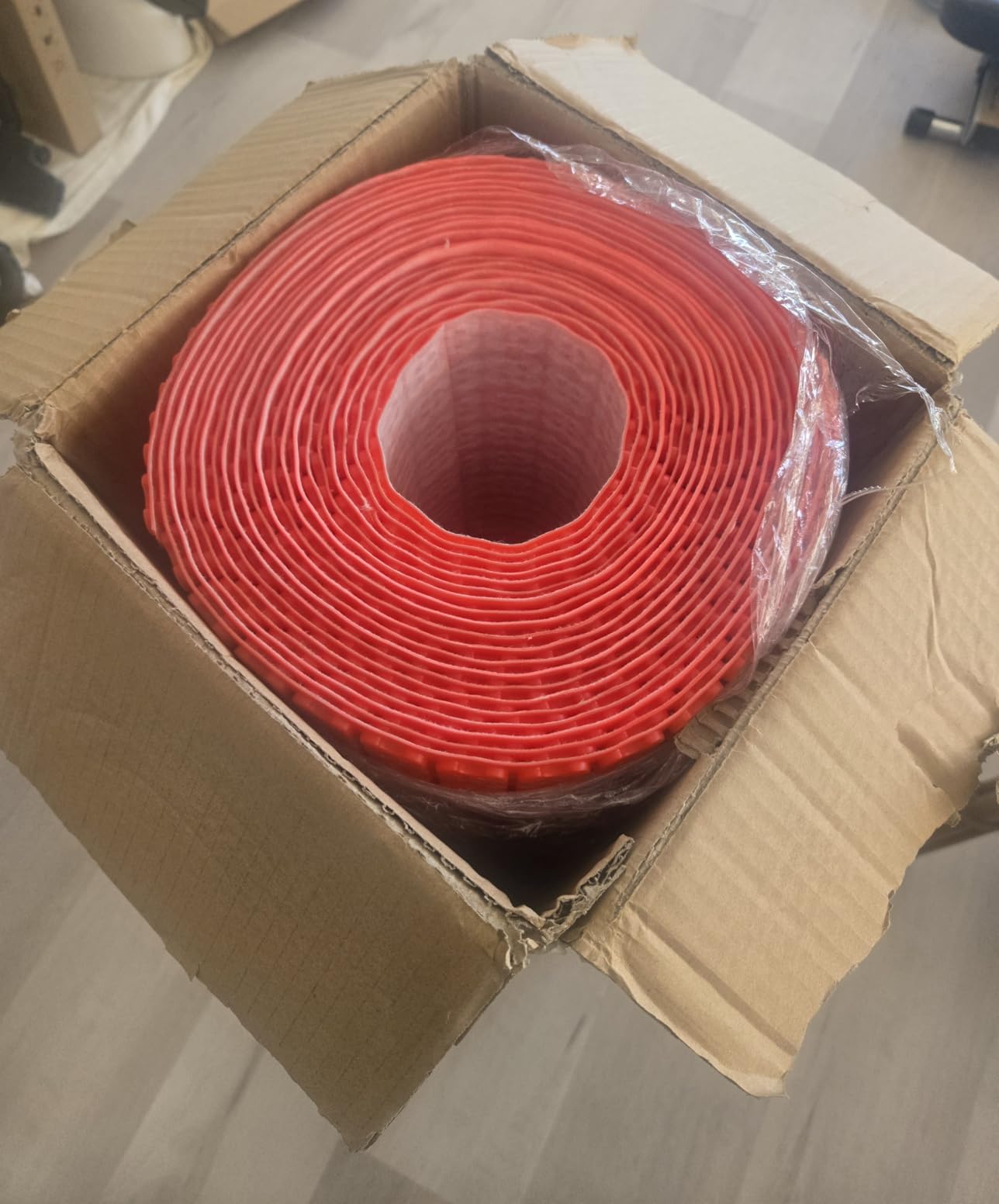 Uncoupling Membrane, Tile Underlayment, Floor, 3.3 ft x 98.5 ft / 323 Sq Ft | Houseables Tile Membrane, Flooring Underlayment, For Decoupling, Anti Fracture, Waterproof, Anti Crack, Vapor, 1/8