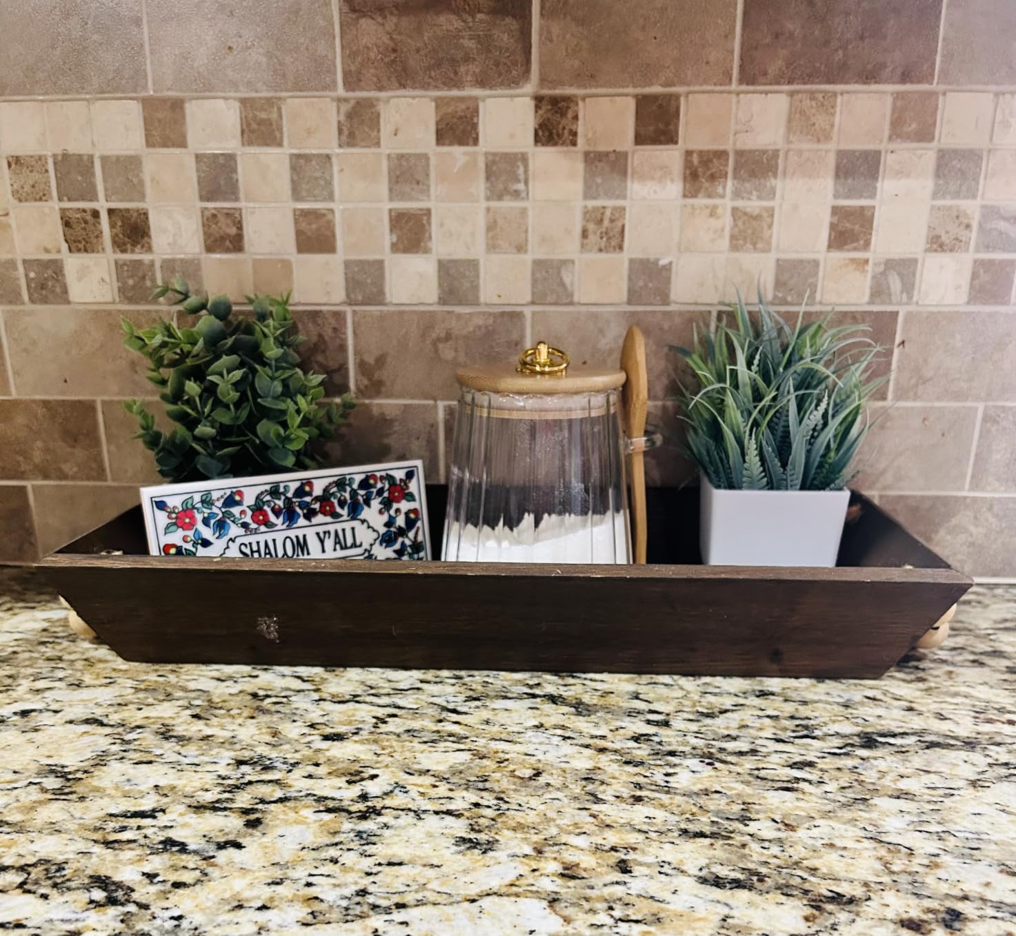 Der Rose 2 Pack Fake Plants Small Plants for Bathroom Office Decor | Mini cute faux plants, table desk home laundry room entryway decor, bathroom classroom decor, maintenance-free customer photo 2