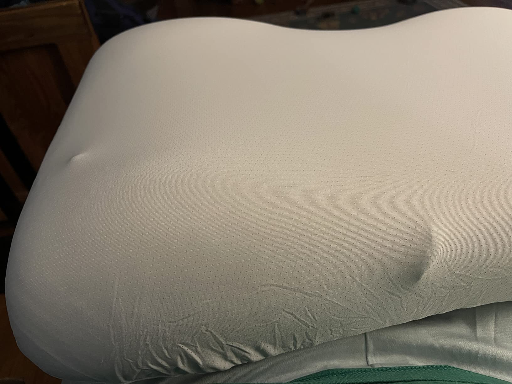 C CUSHION LAB Deep Sleep Pillow, Patented Ergonomic Contour Design for Side & Back Sleepers, Orthopedic Cervical Shape Gently Cradles Head & Provides Neck Support & Shoulder Pain Relief - Calm Grey customer photo 2