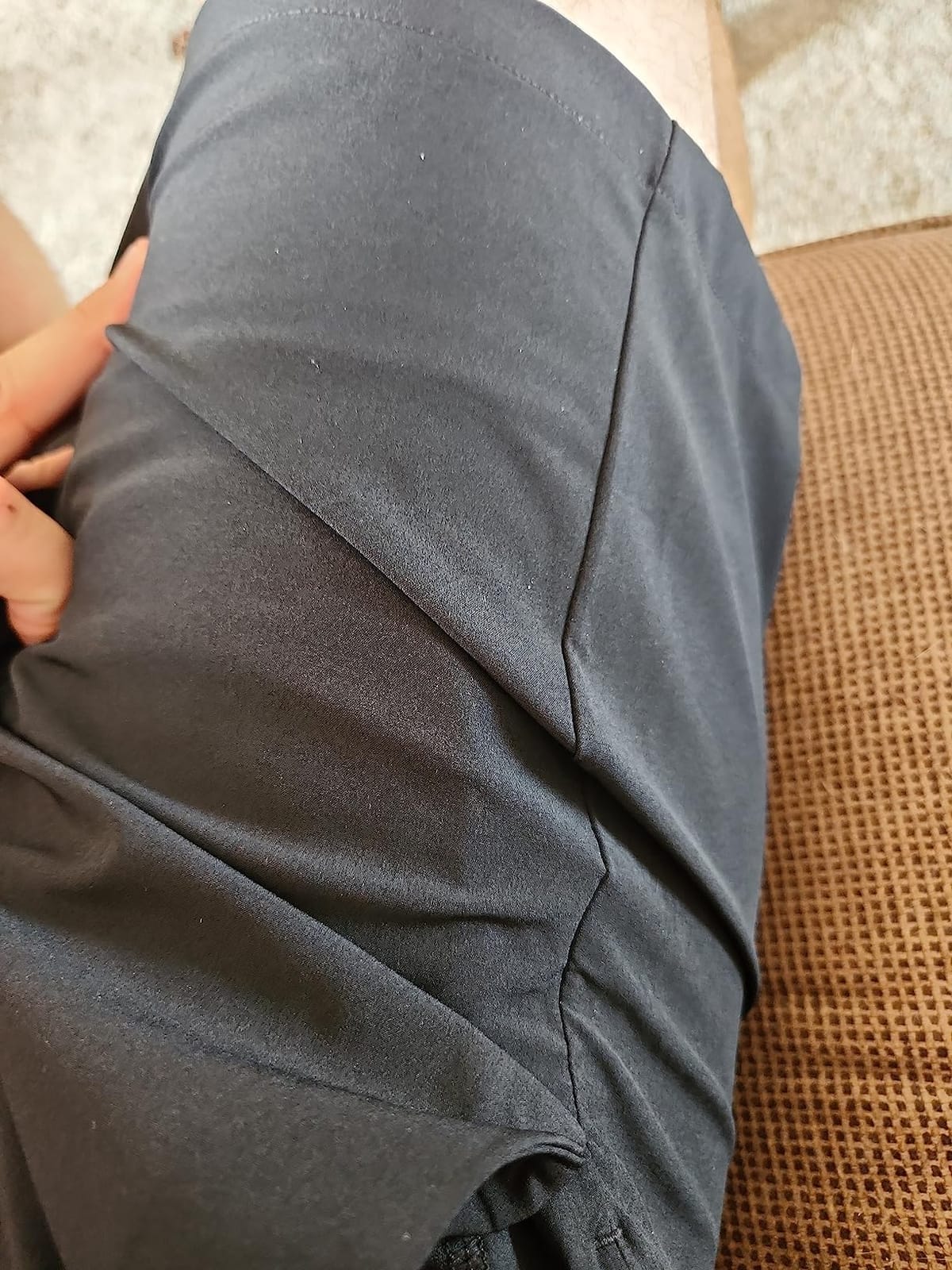 CRZ YOGA Linerless Workout Shorts 7'' customer photo 2