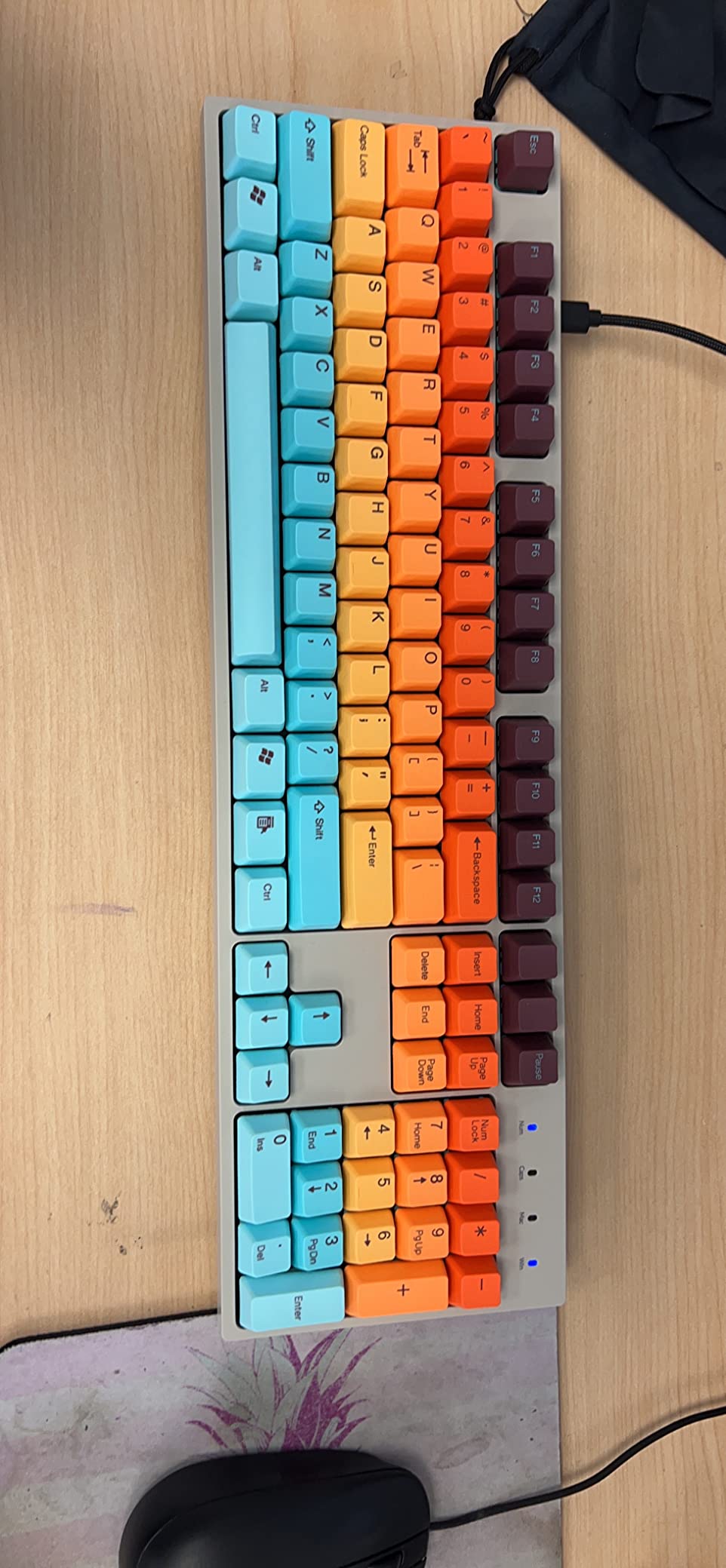 Keychron C2 Full Size Wired Mechanical Keyboard, Hot-Swappable, Retro | ABS keycaps with Brown Switch, USB-C connection, Ergonomic support, Non-backlit design, Compatible with Mac Windows customer photo 2