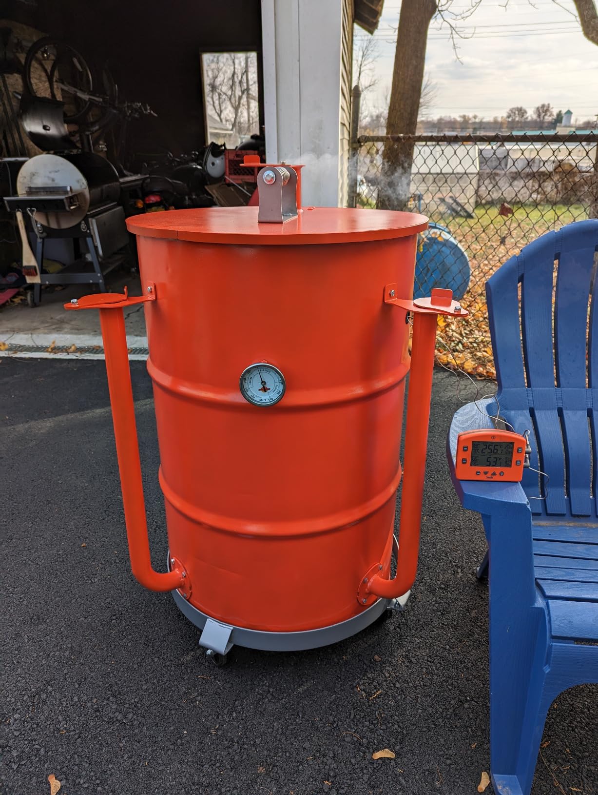 55-Gallon Drum Dolly - Heavy-Duty Steel Dolly with Cross Braces and 4 Caster Wheels – 1,000-Pound Capacity by Pentagon Tools customer photo 1